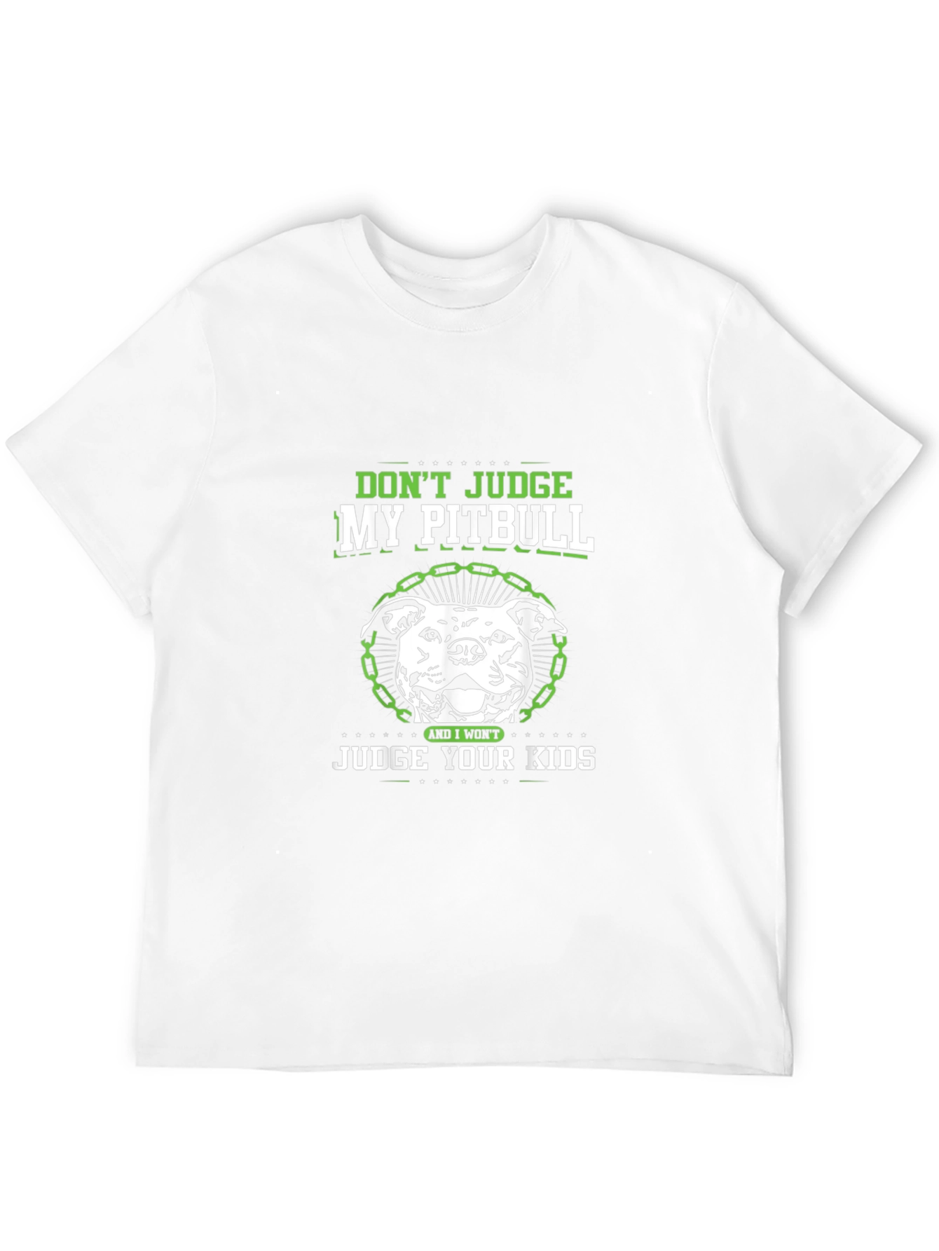 Dont Judge My Pitbull Black T-Shirt