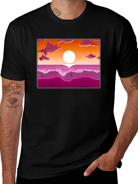 Lesbian Pride Sunset T-Shirt