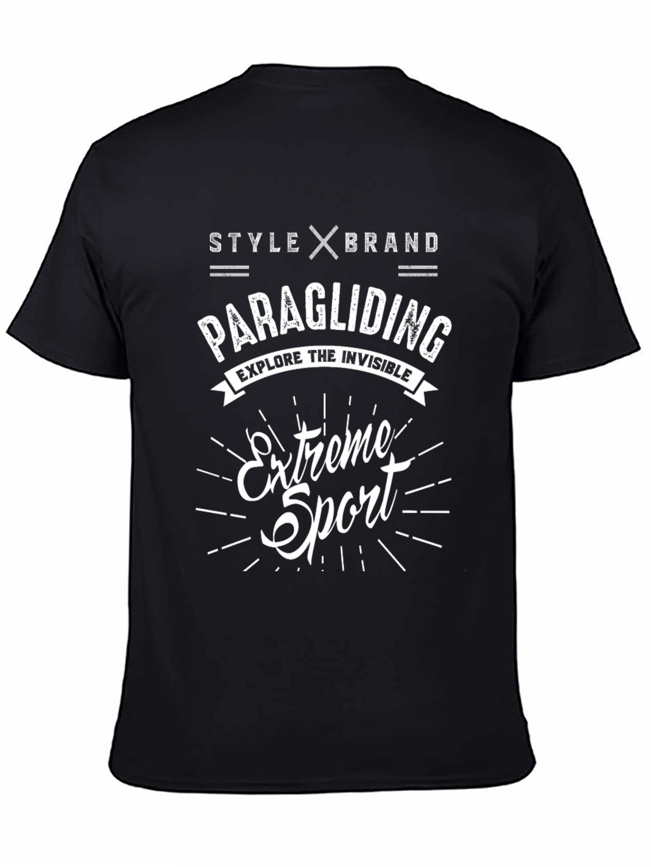 Paragliding Extreme Sport Graphic T-Shirt
