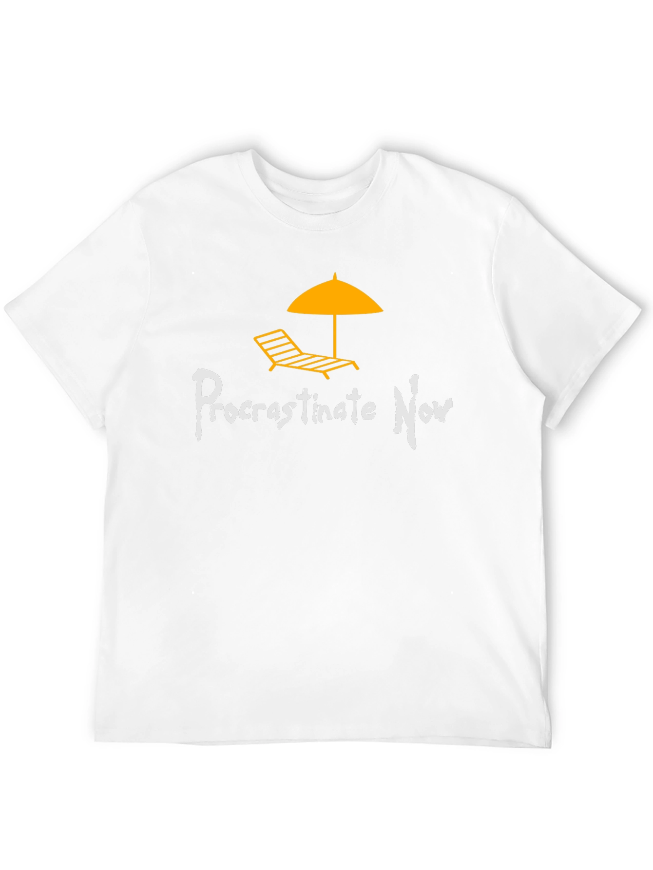 Procrastinate Now Graphic T-Shirt