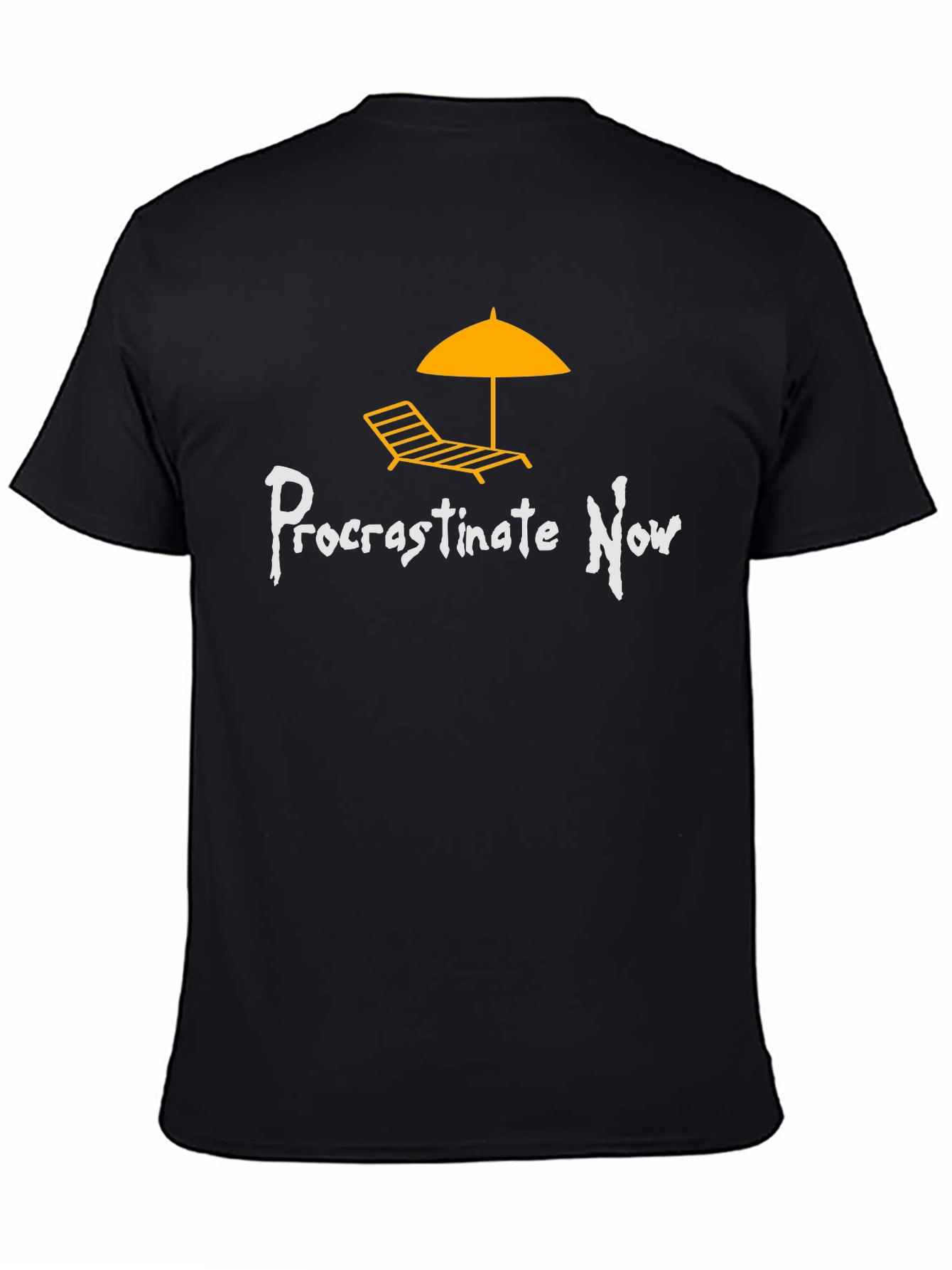 Procrastinate Now Graphic T-Shirt