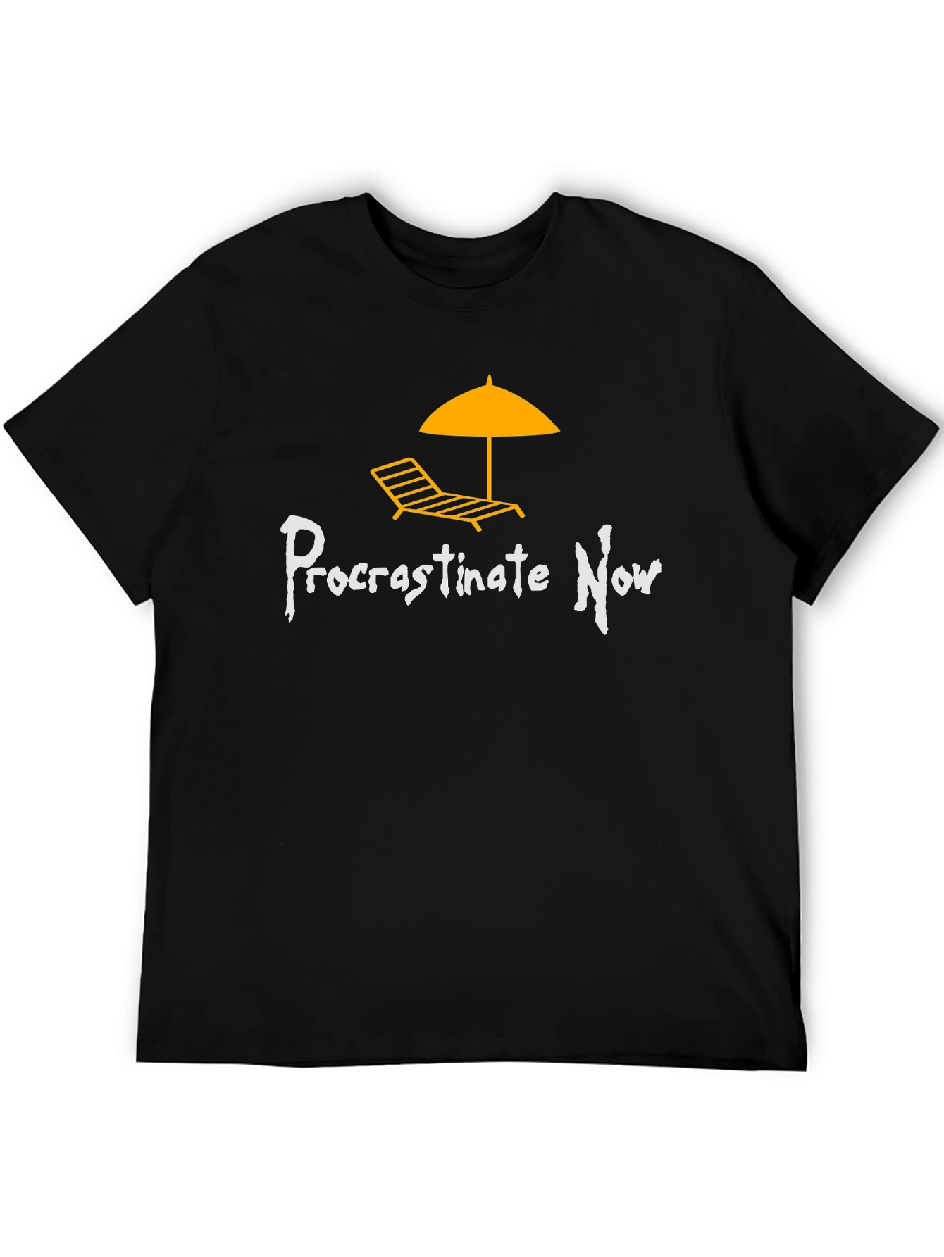 Procrastinate Now Graphic T-Shirt