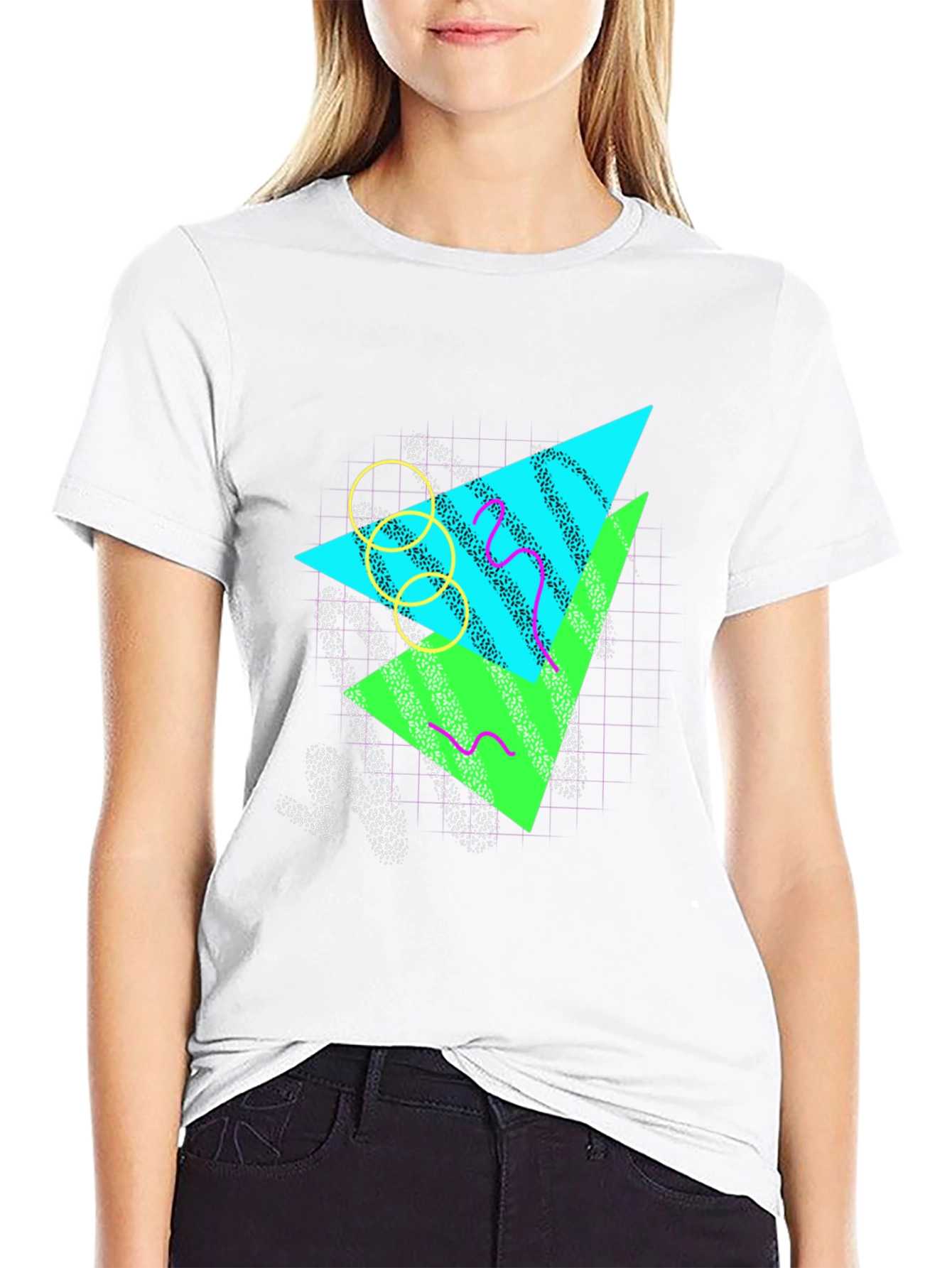 Retro 80s Graphic Tee - Black