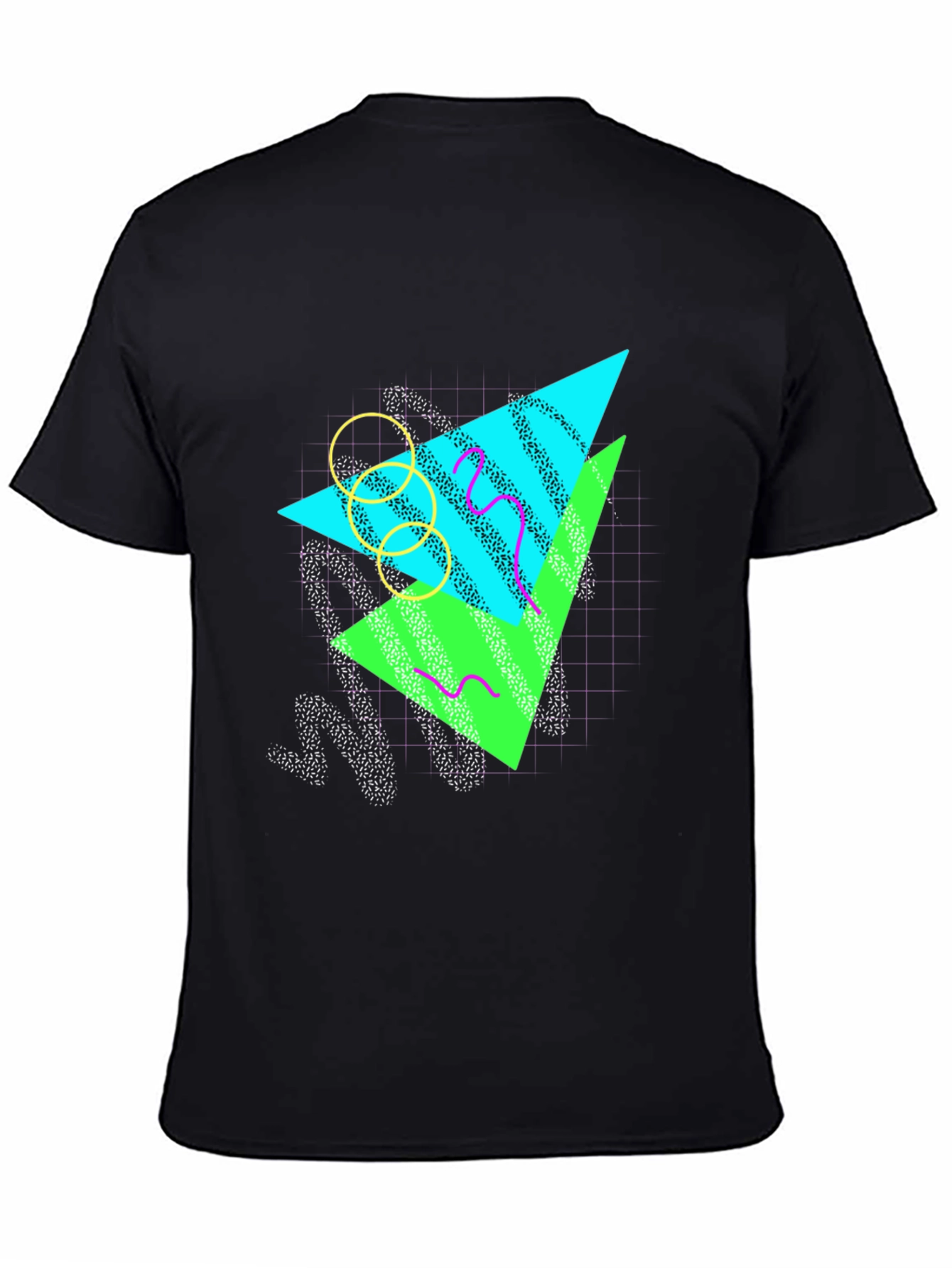 Retro 80s Graphic Tee - Black