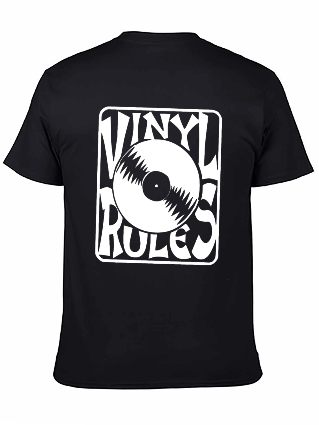 Vinyl Rules T-Shirt - Retro Music Lover Tee