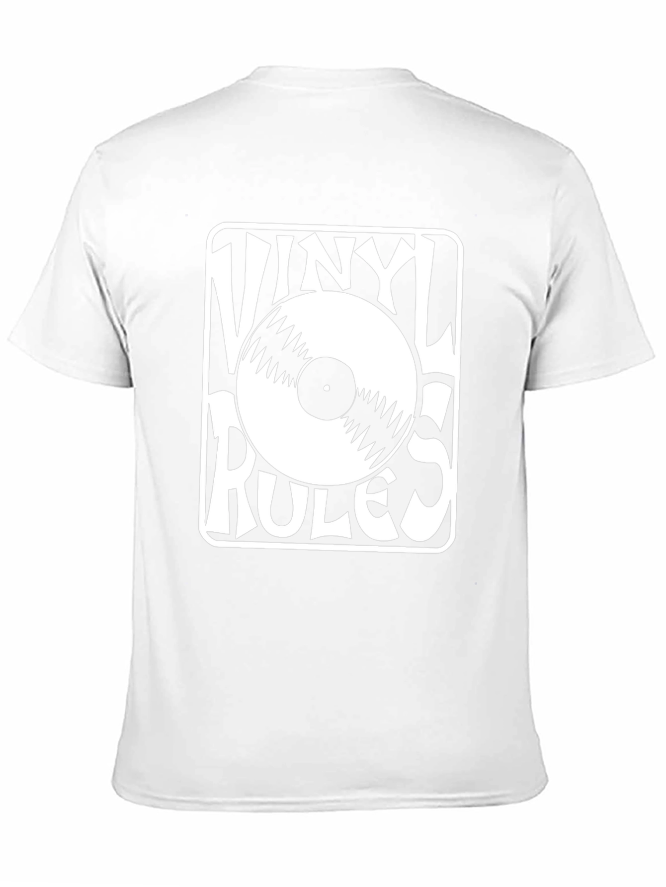 Vinyl Rules T-Shirt - Retro Music Lover Tee