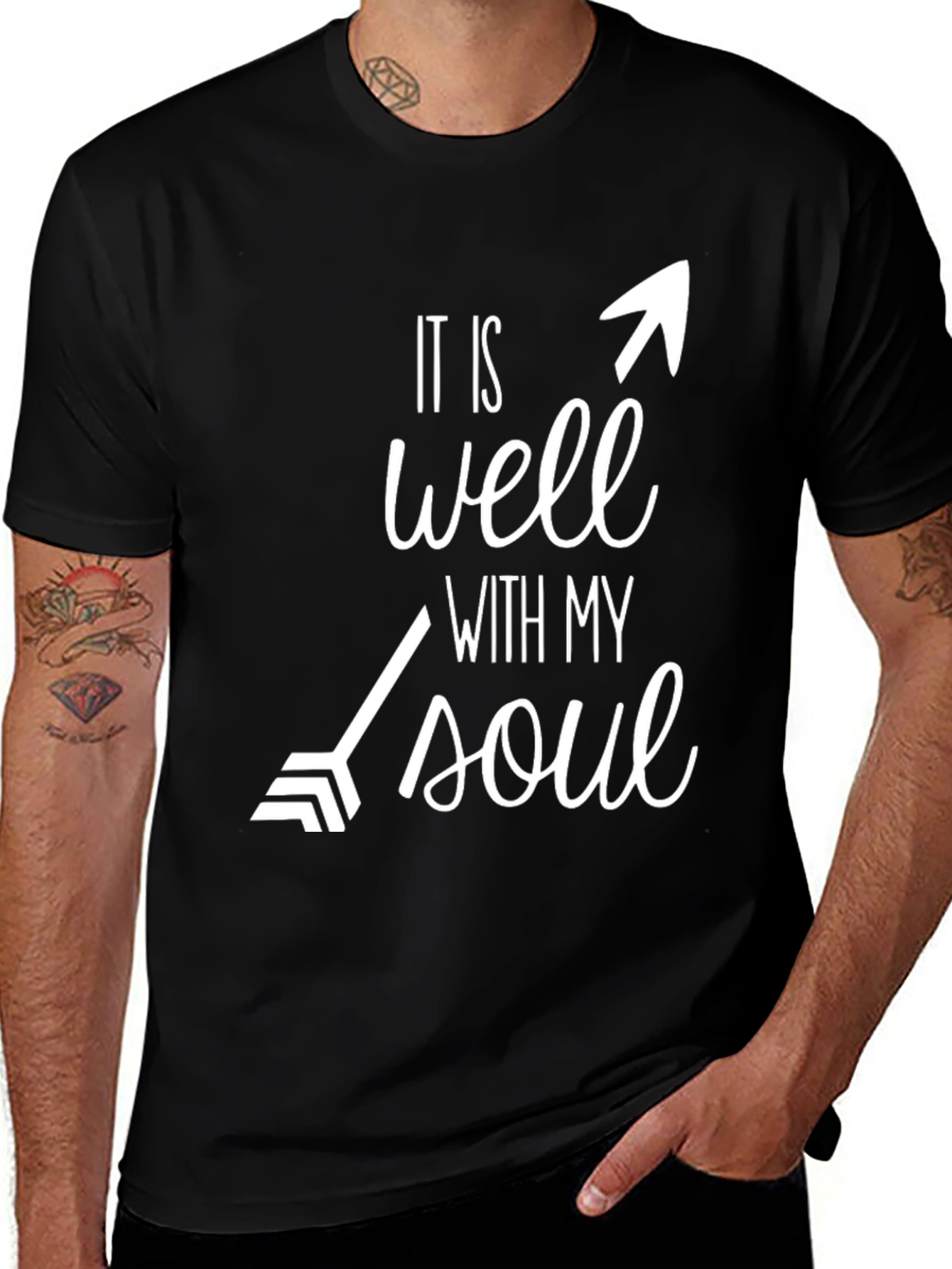 It is Well With My Soul Arrow T-Shirt