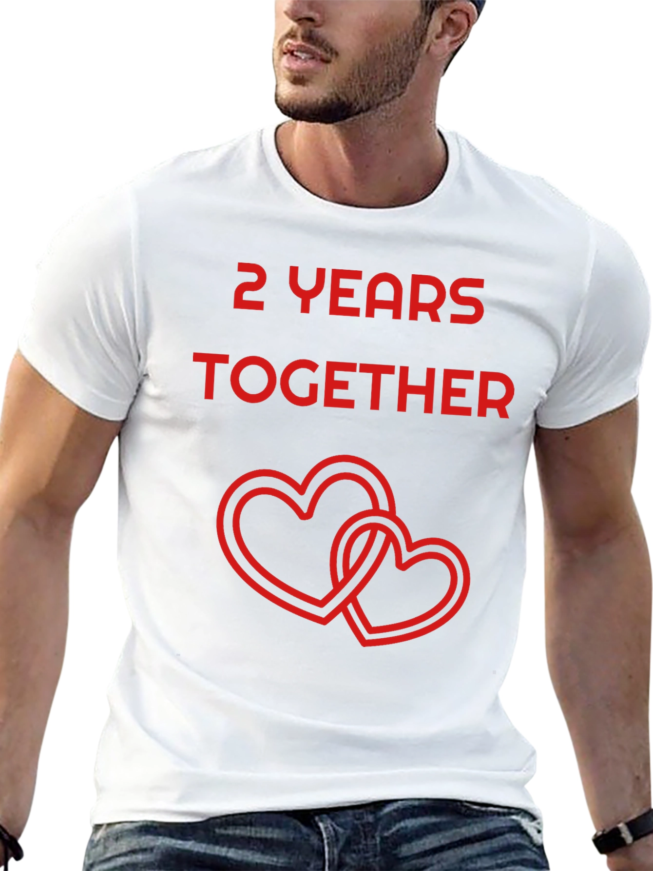 2 Years Together Anniversary Tee
