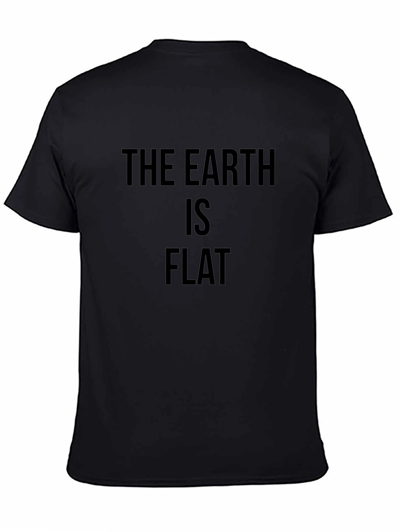 The Earth Is Flat Funny Graphic Tee