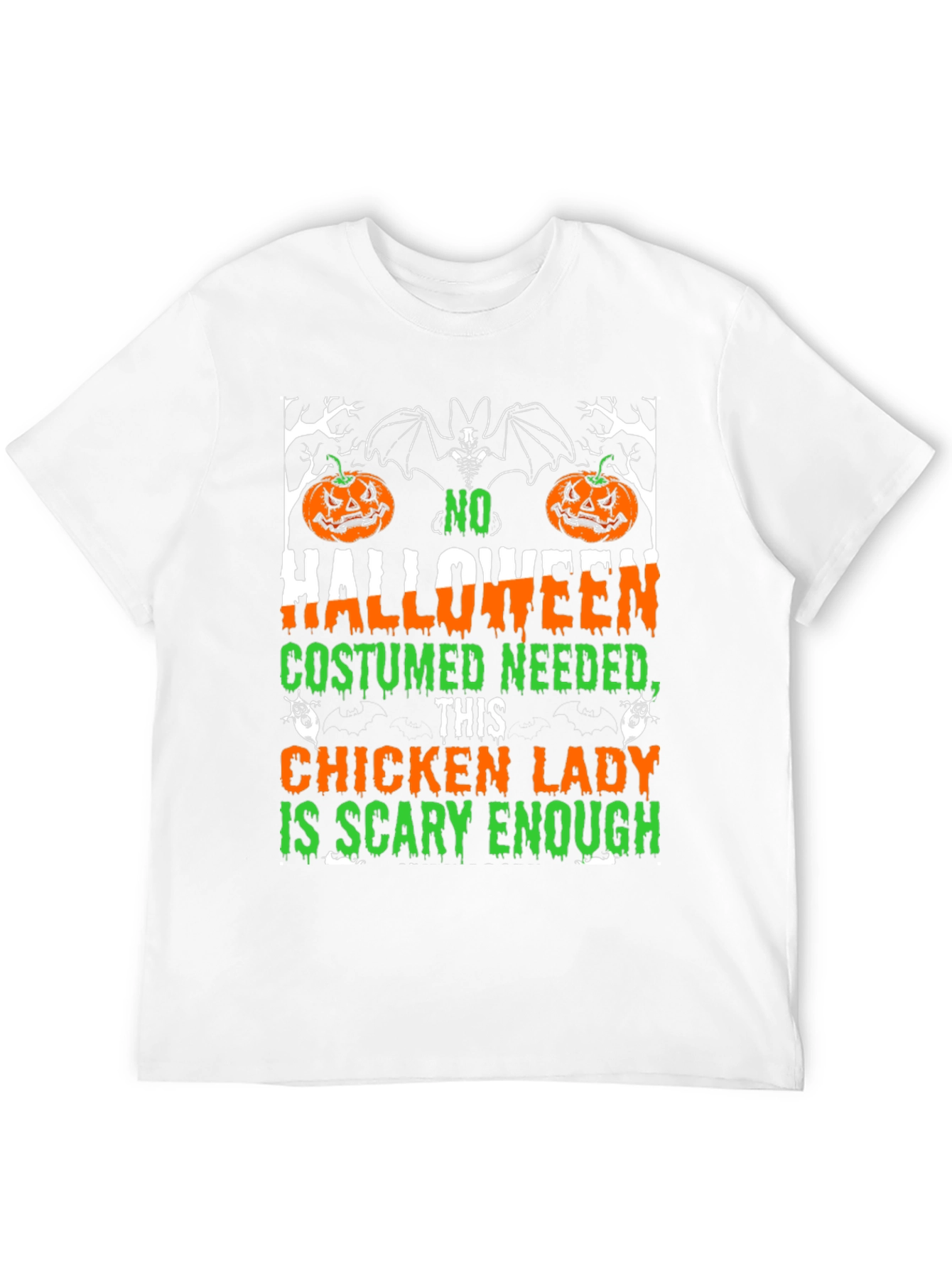 Halloween Chicken Lady Graphic Tee