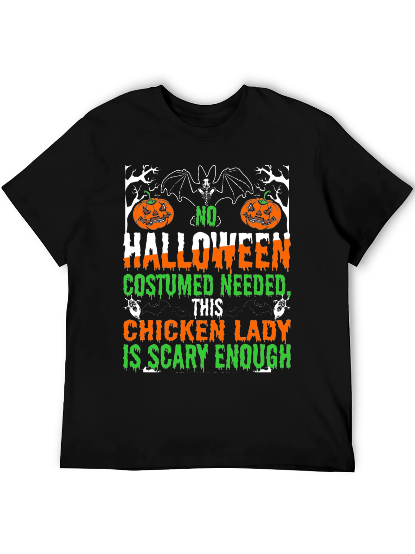 Halloween Chicken Lady Graphic Tee