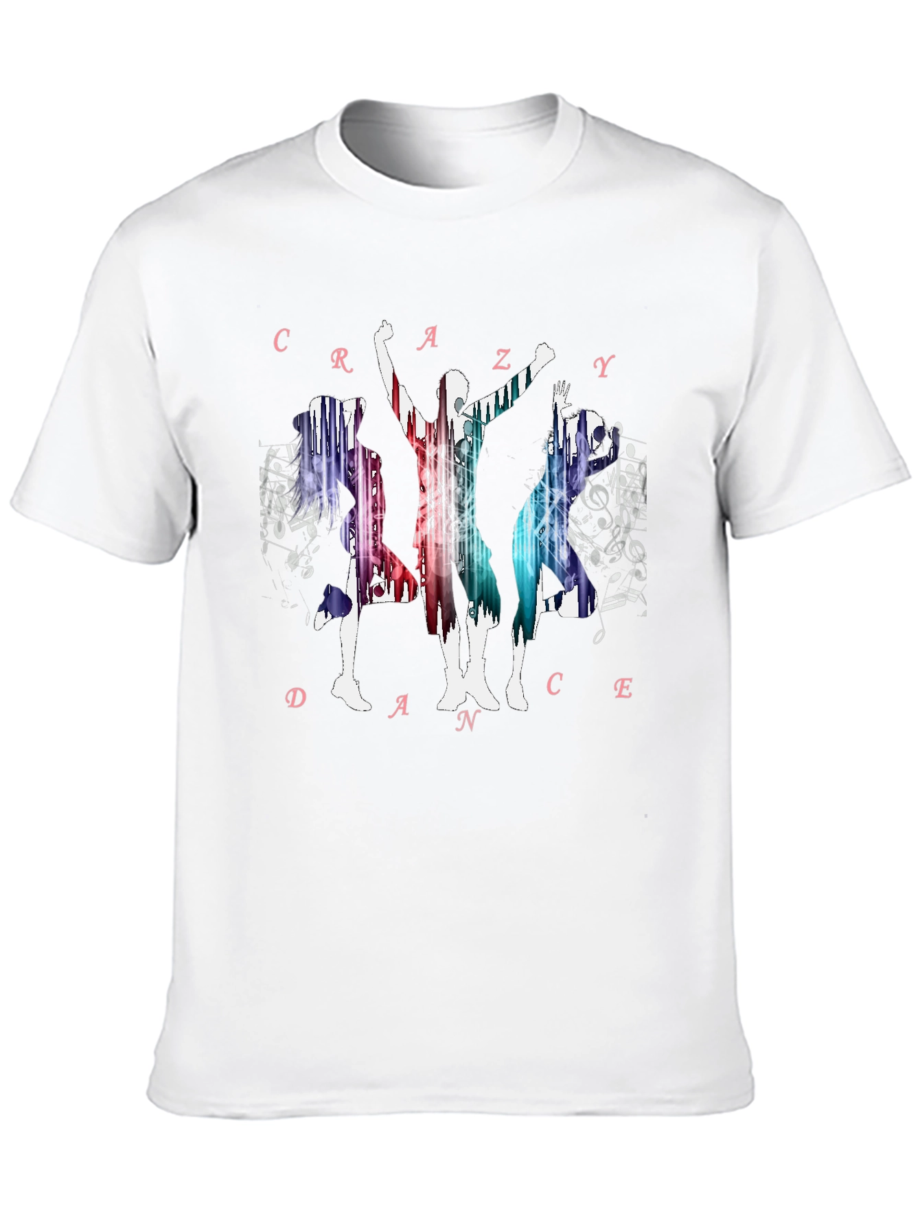 Crazy Dance Graphic T-Shirt - Black