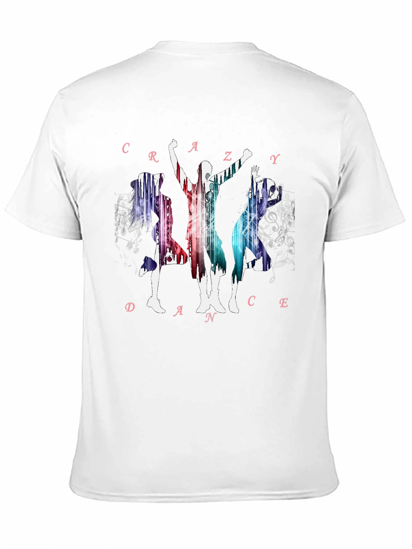 Crazy Dance Graphic T-Shirt - Black
