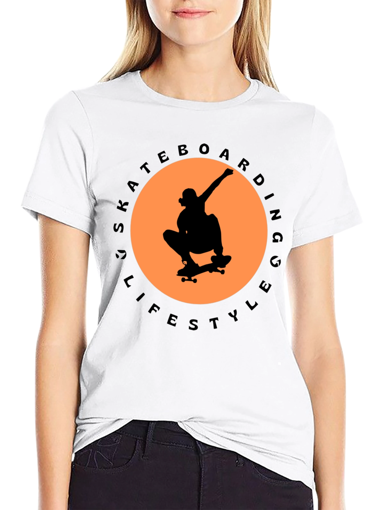 Skateboarding Lifestyle Graphic T-Shirt