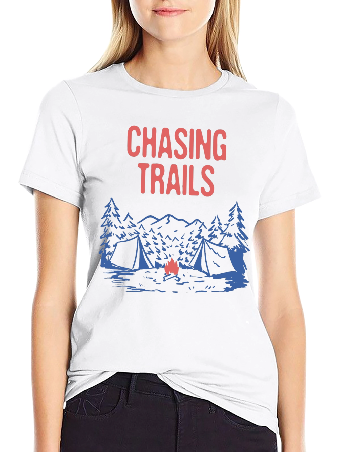 Chasing Trails Camping Graphic Tee - Adventure Ready!