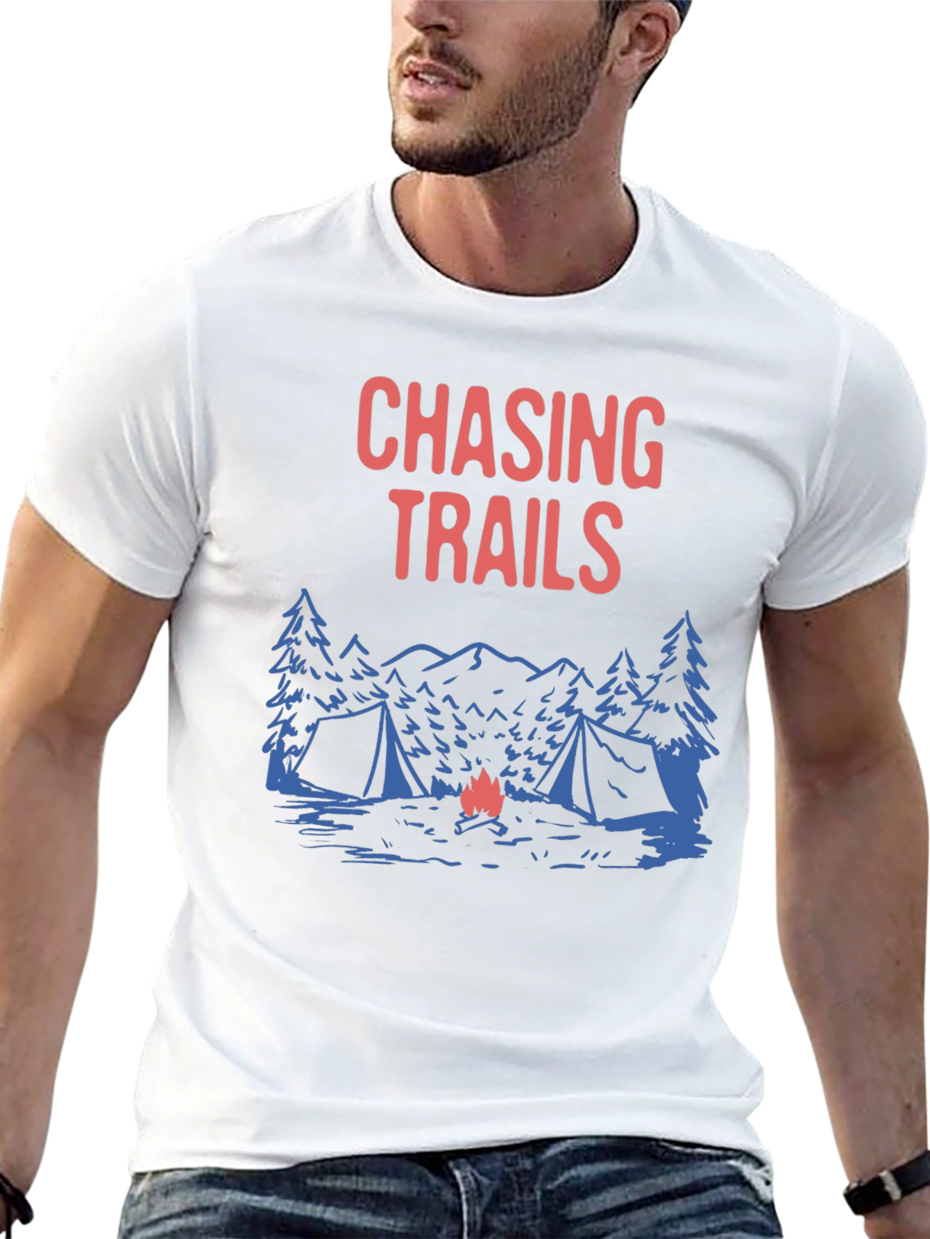 Chasing Trails Camping Graphic Tee - Adventure Ready!