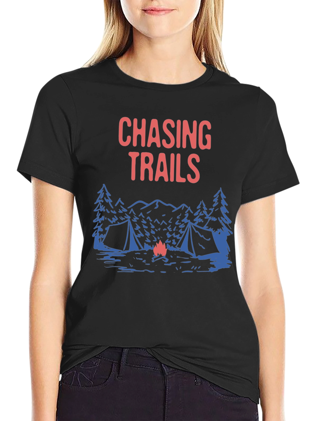 Chasing Trails Camping Graphic Tee - Adventure Ready!