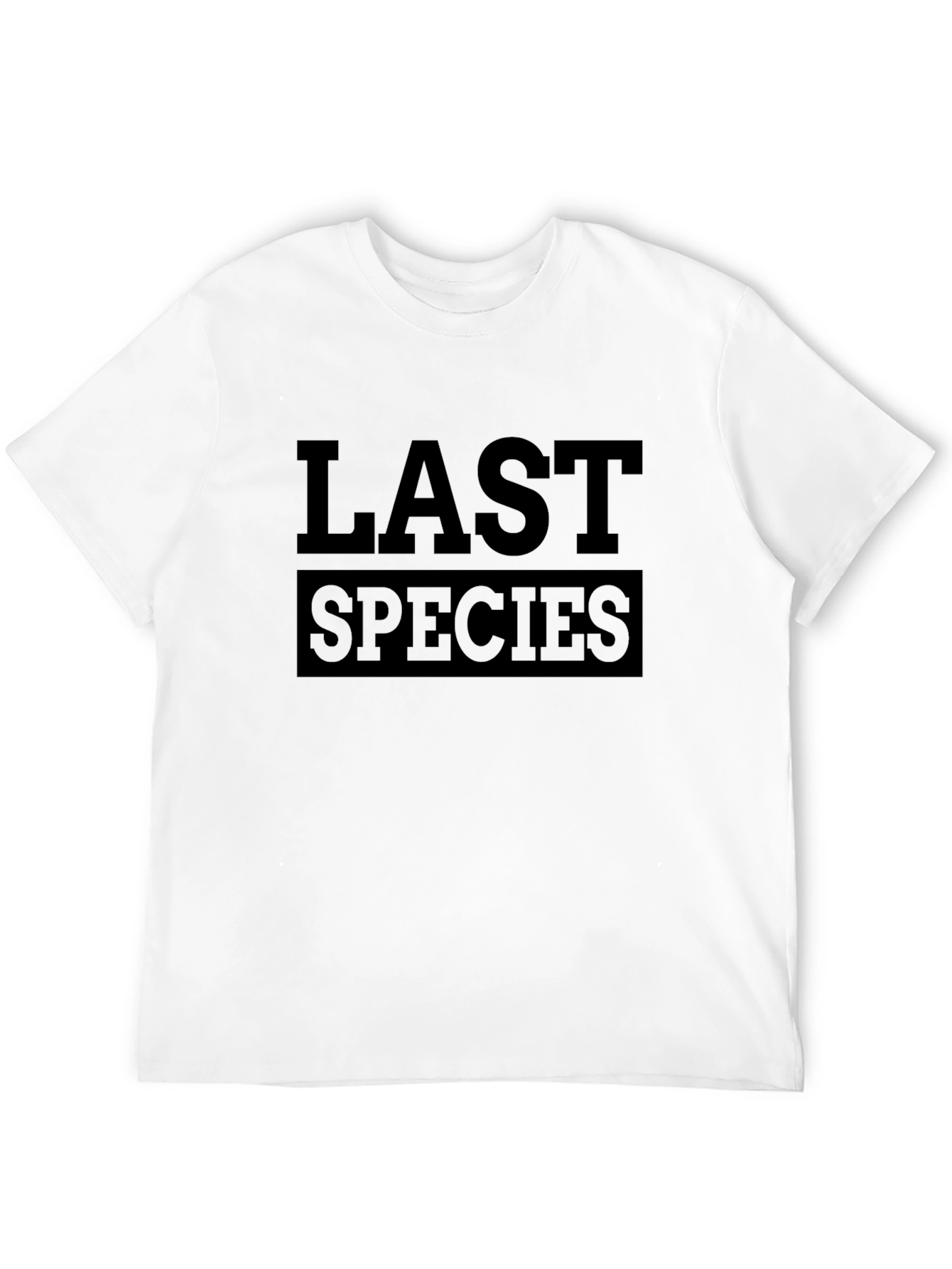 Last Species Graphic Black T-Shirt