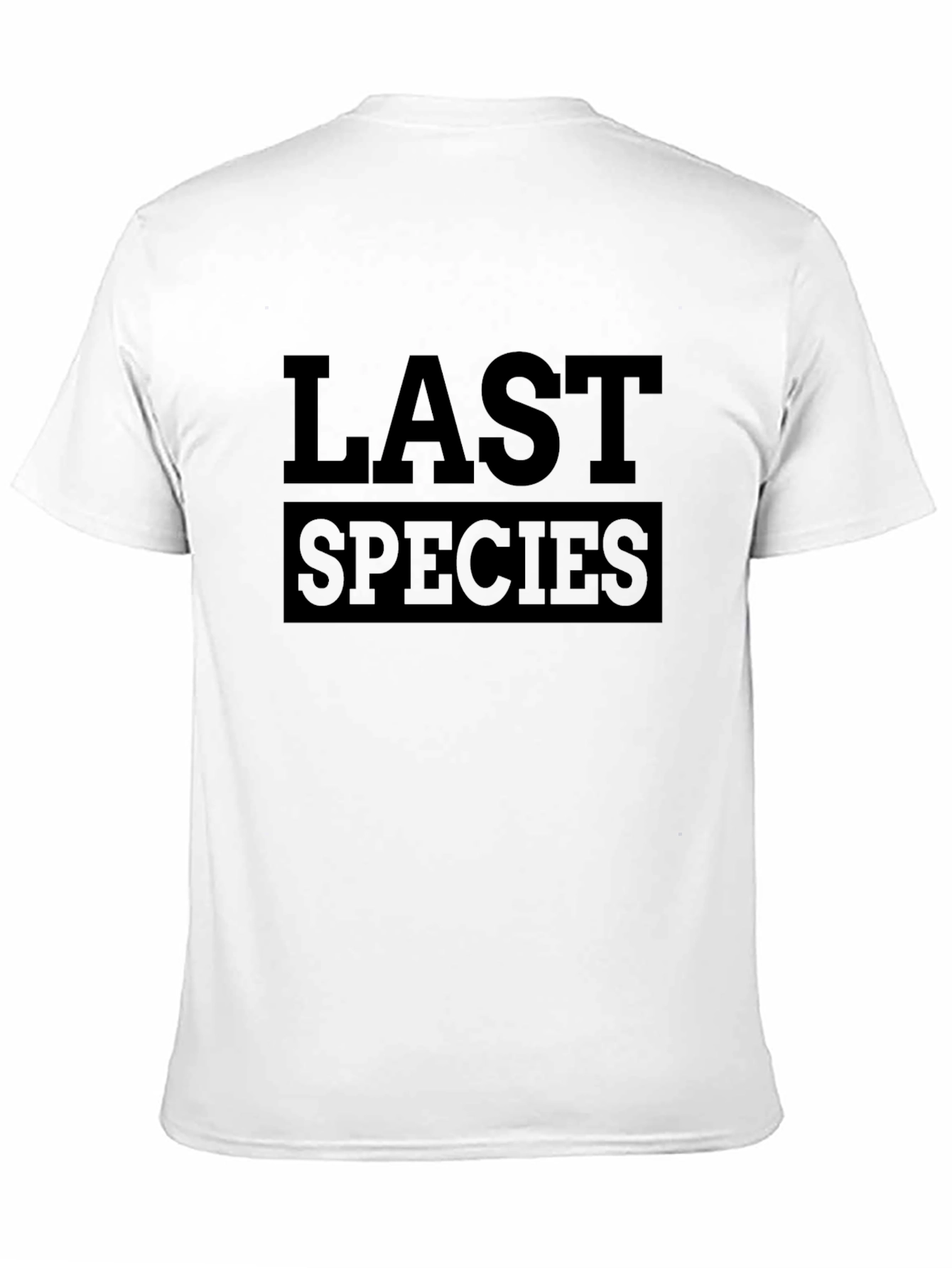 Last Species Graphic Black T-Shirt