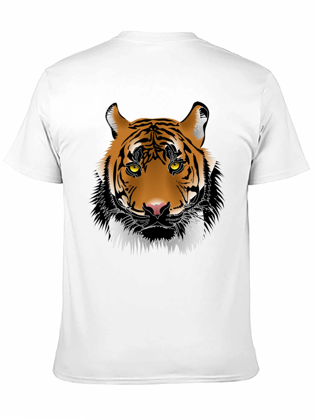 Cool Tiger Graphic Print Black T-Shirt