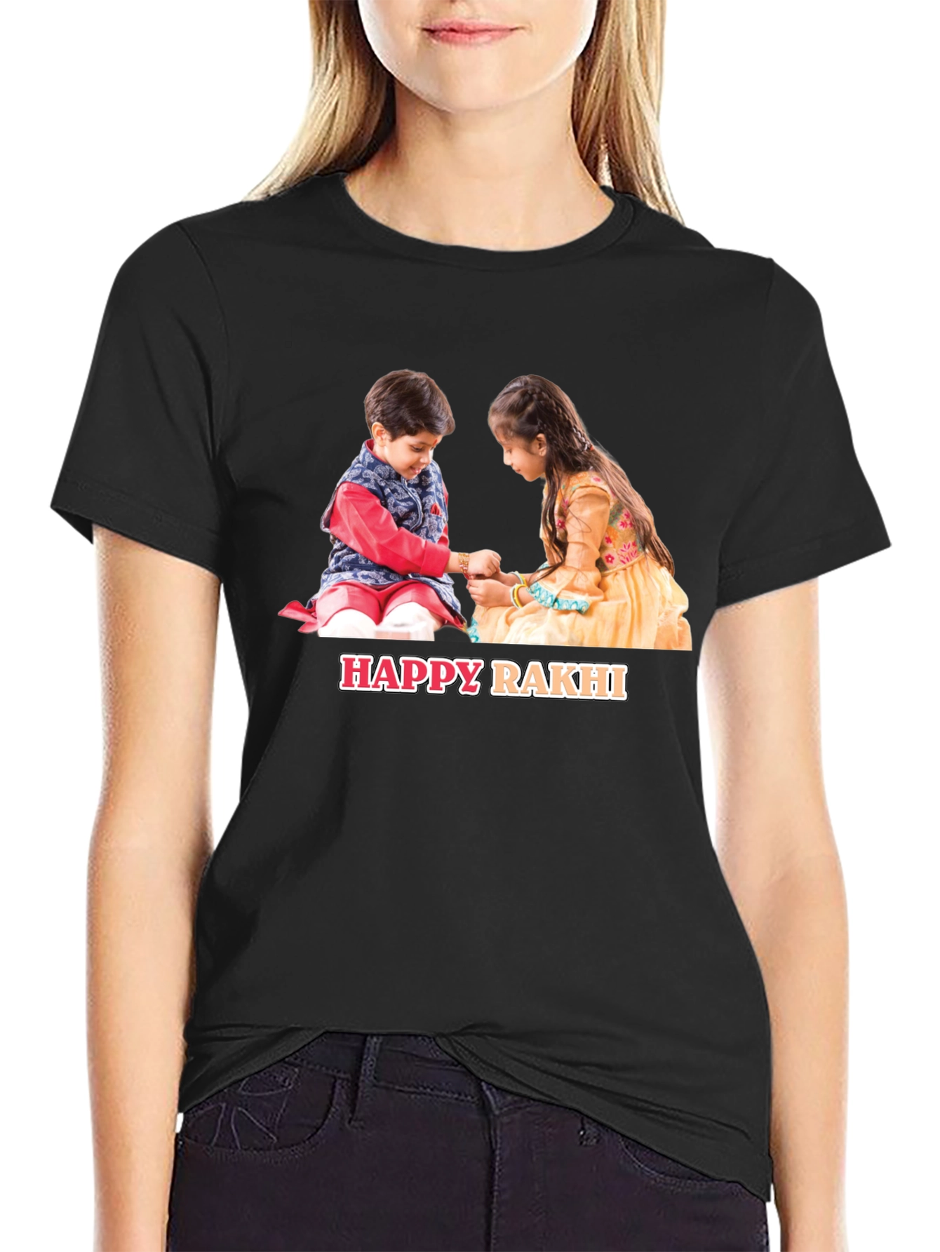 Happy Rakhi Graphic T-Shirt