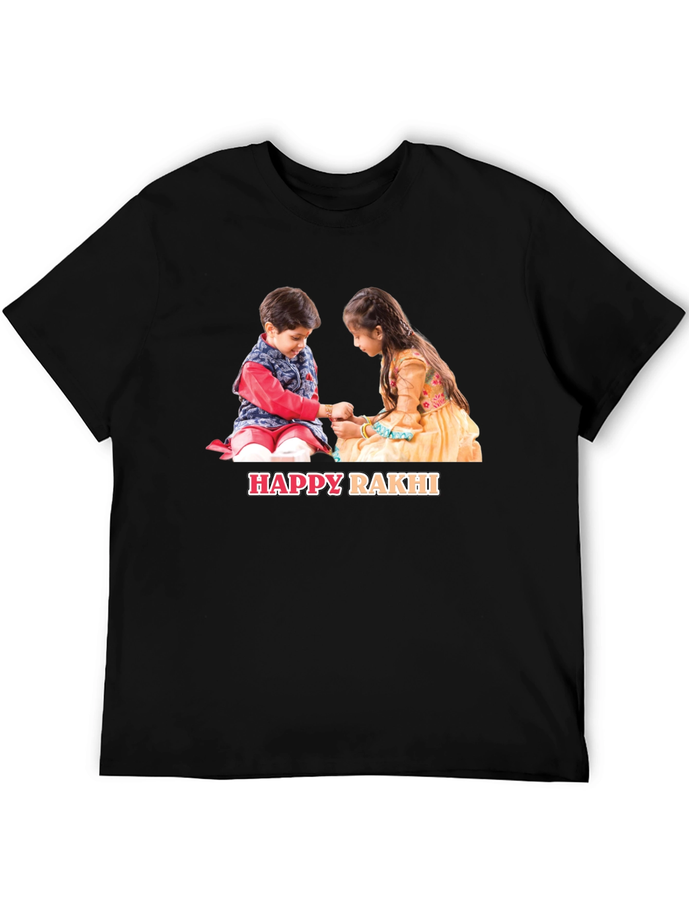 Happy Rakhi Graphic T-Shirt