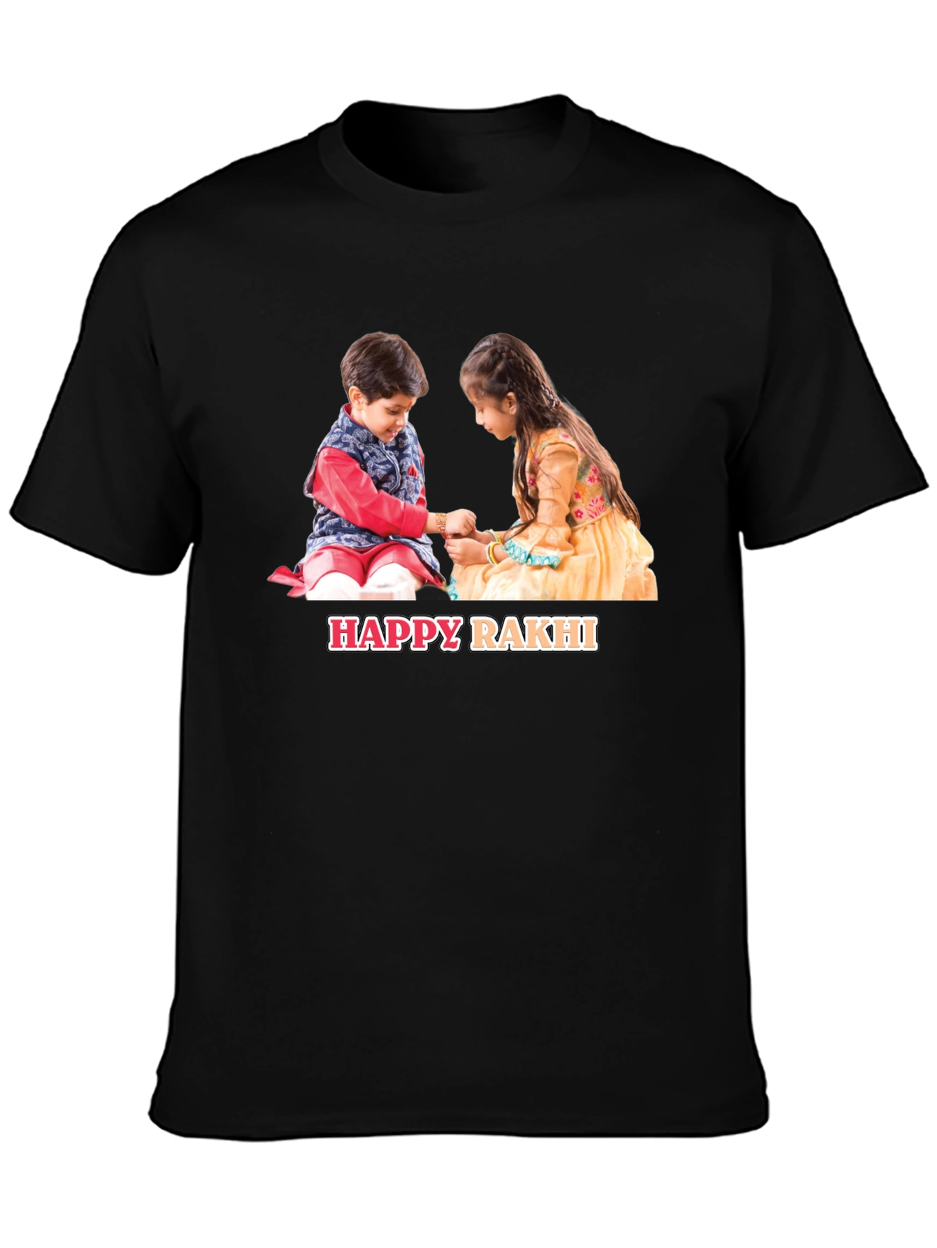 Happy Rakhi Graphic T-Shirt