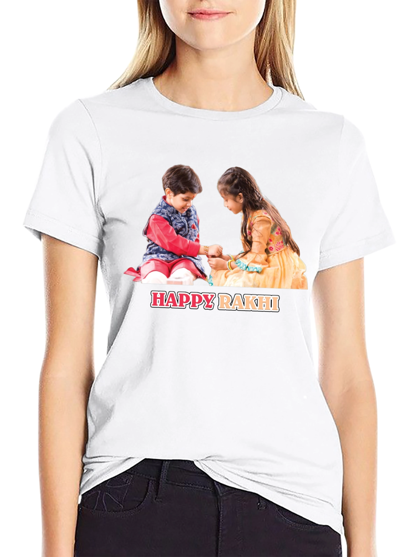 Happy Rakhi Graphic T-Shirt
