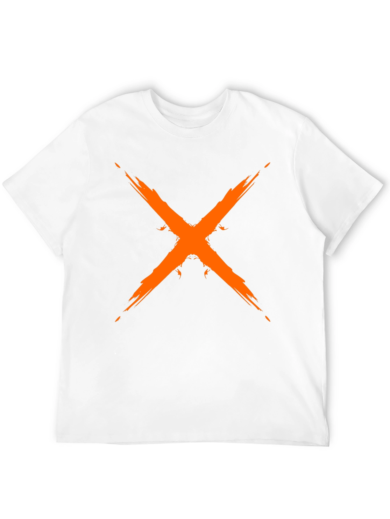 Edgy X Graphic Tee - Black Cotton Blend