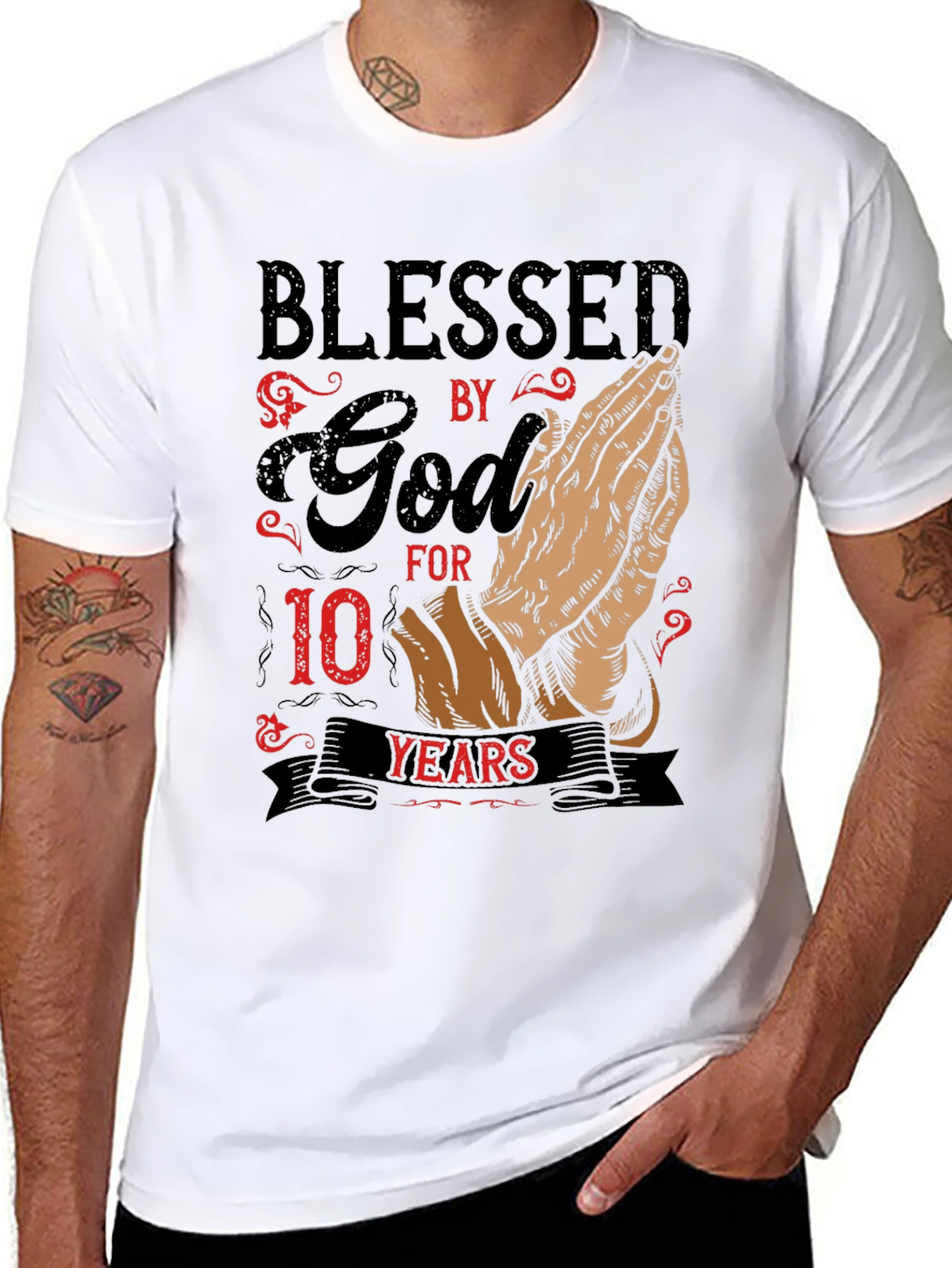 Blessed by God T-Shirt