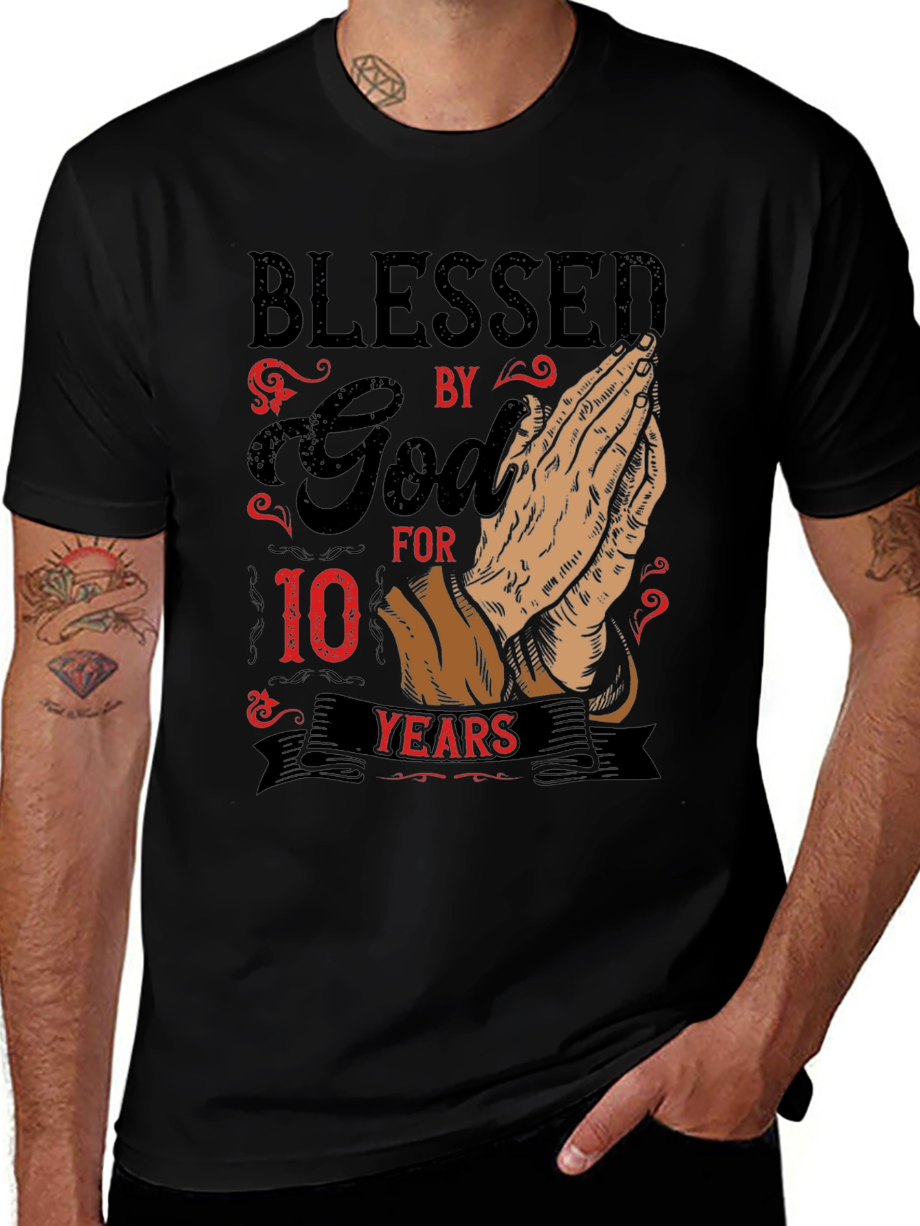 Blessed by God T-Shirt