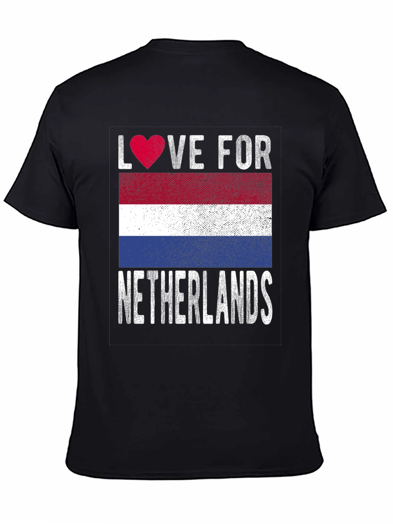 Love for Netherlands T-Shirt Flag Heart Design