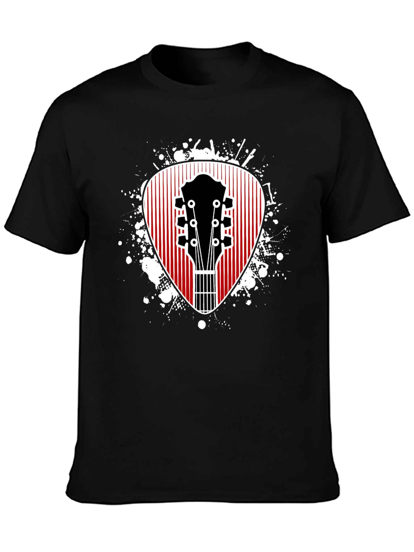 Guitar Pick Graphic T-Shirt - Music Lover Tee