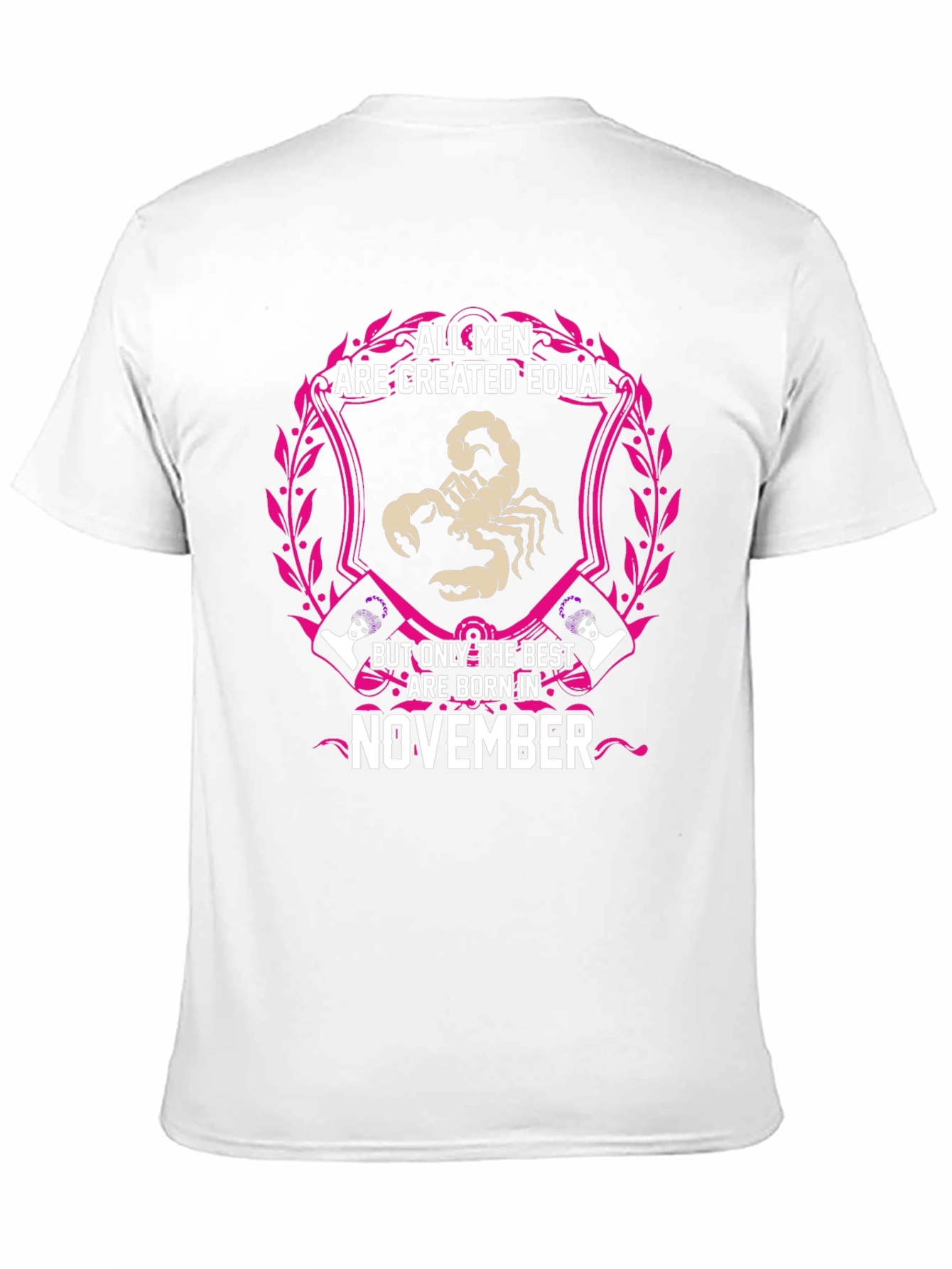 November Scorpio Zodiac Mens T-Shirt