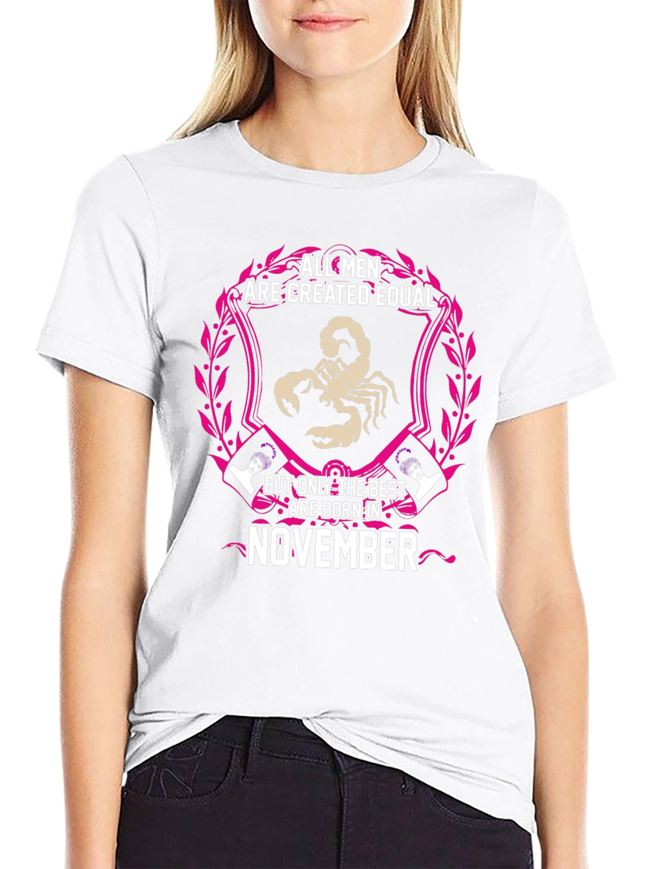 November Scorpio Zodiac Mens T-Shirt