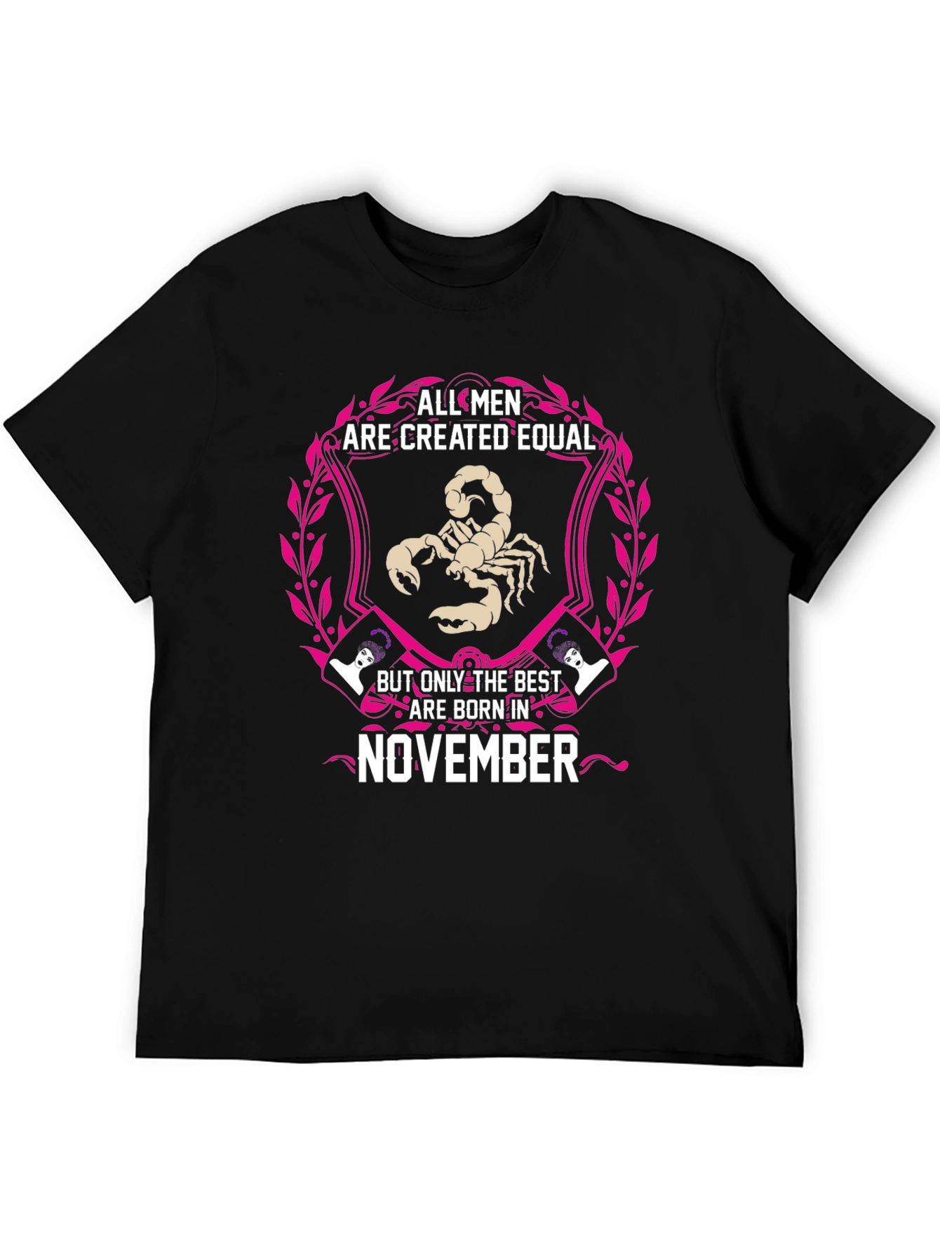 November Scorpio Zodiac Mens T-Shirt