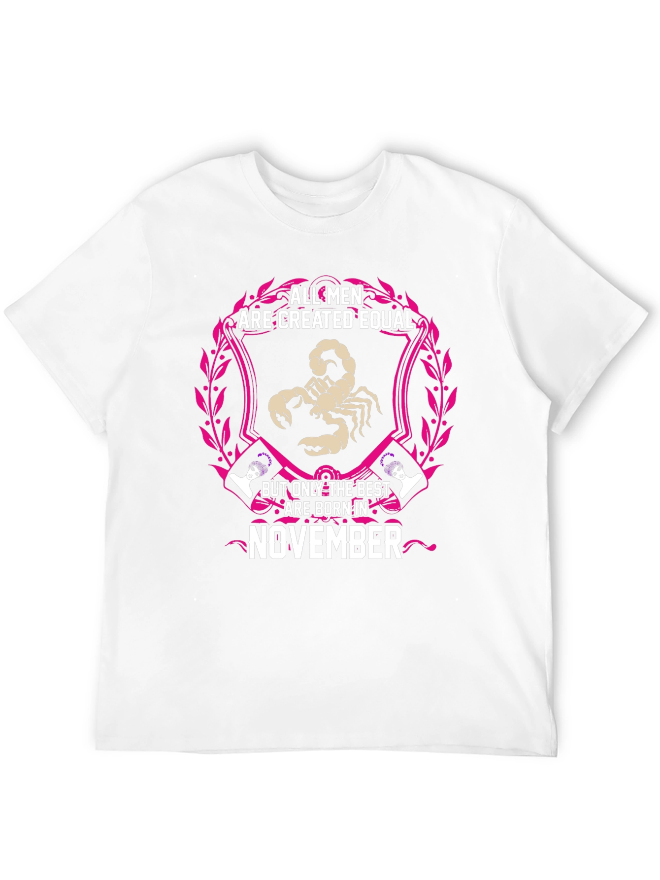 November Scorpio Zodiac Mens T-Shirt