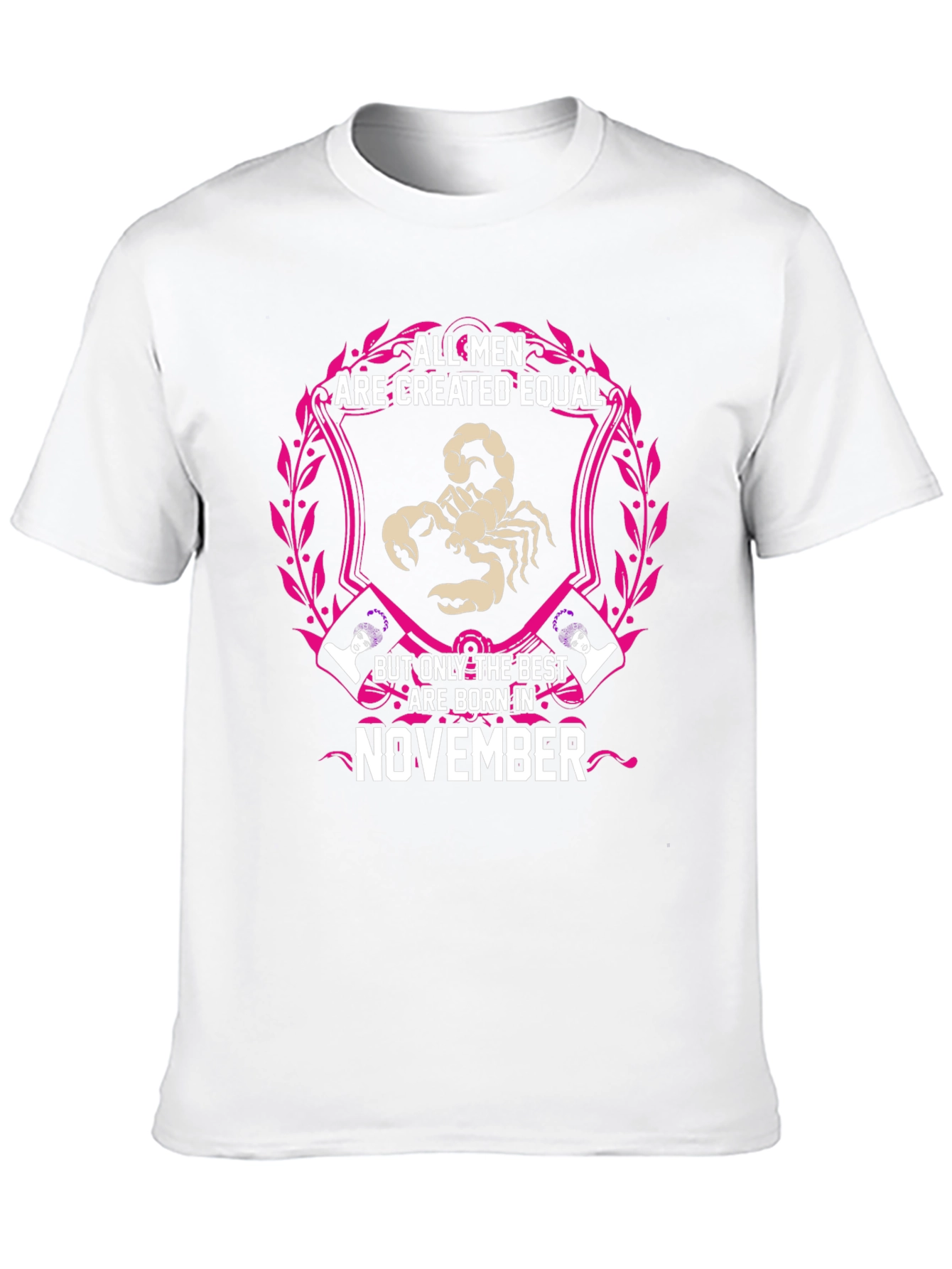 November Scorpio Zodiac Mens T-Shirt