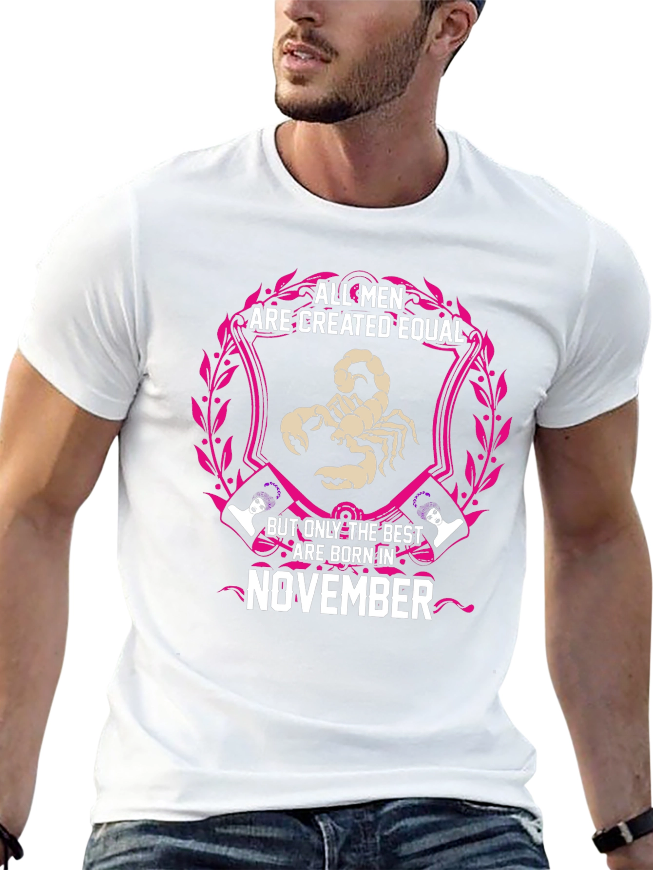 November Scorpio Zodiac Mens T-Shirt