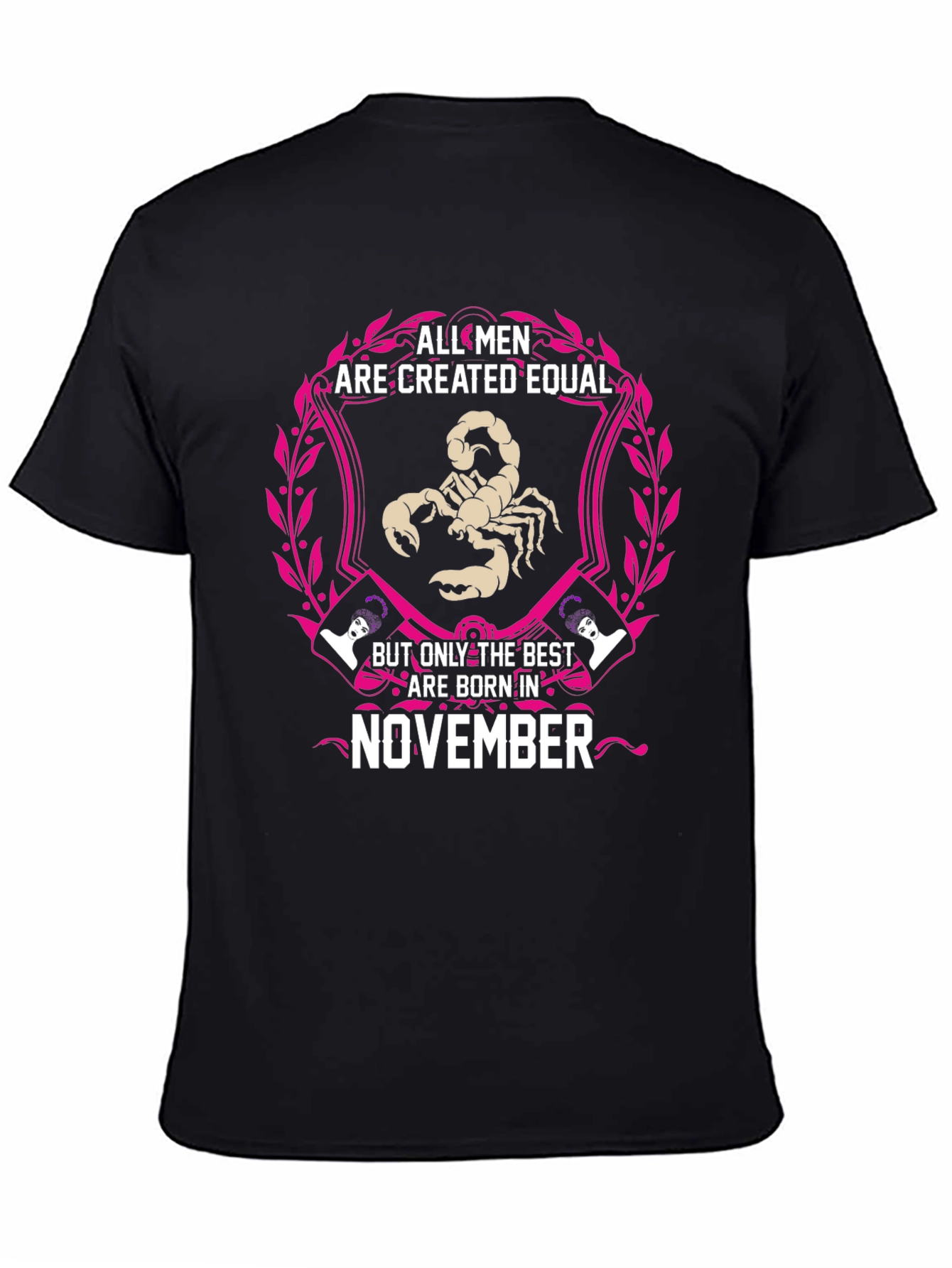 November Scorpio Zodiac Mens T-Shirt