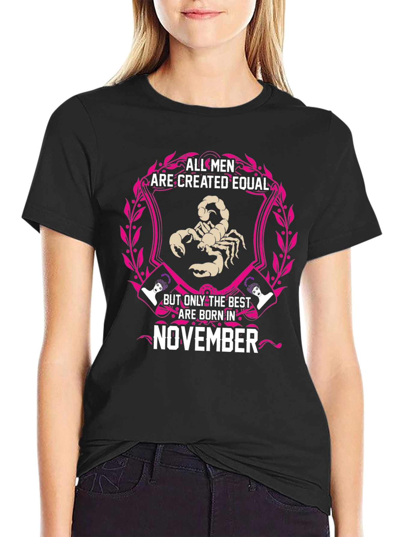 November Scorpio Zodiac Mens T-Shirt