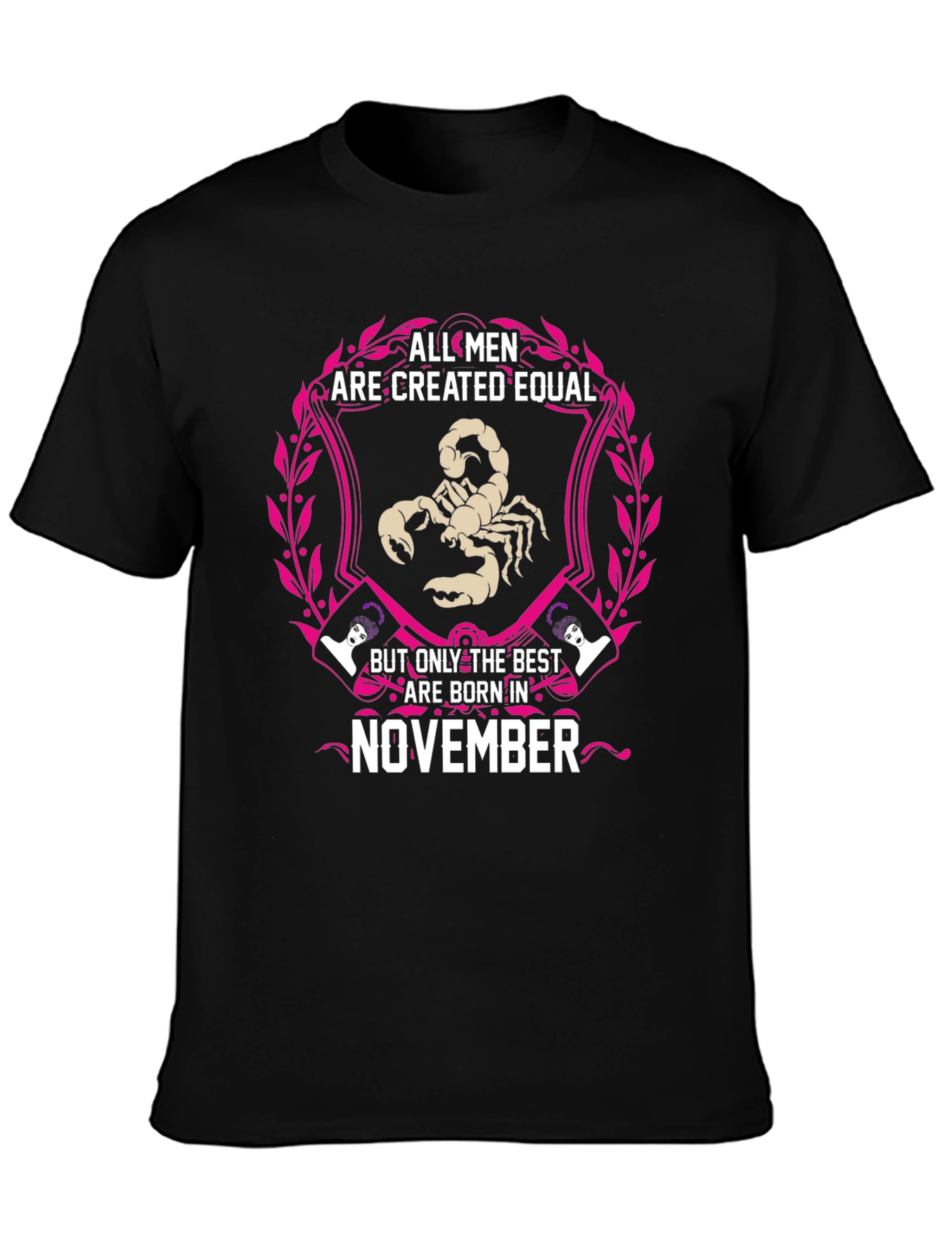 November Scorpio Zodiac Mens T-Shirt