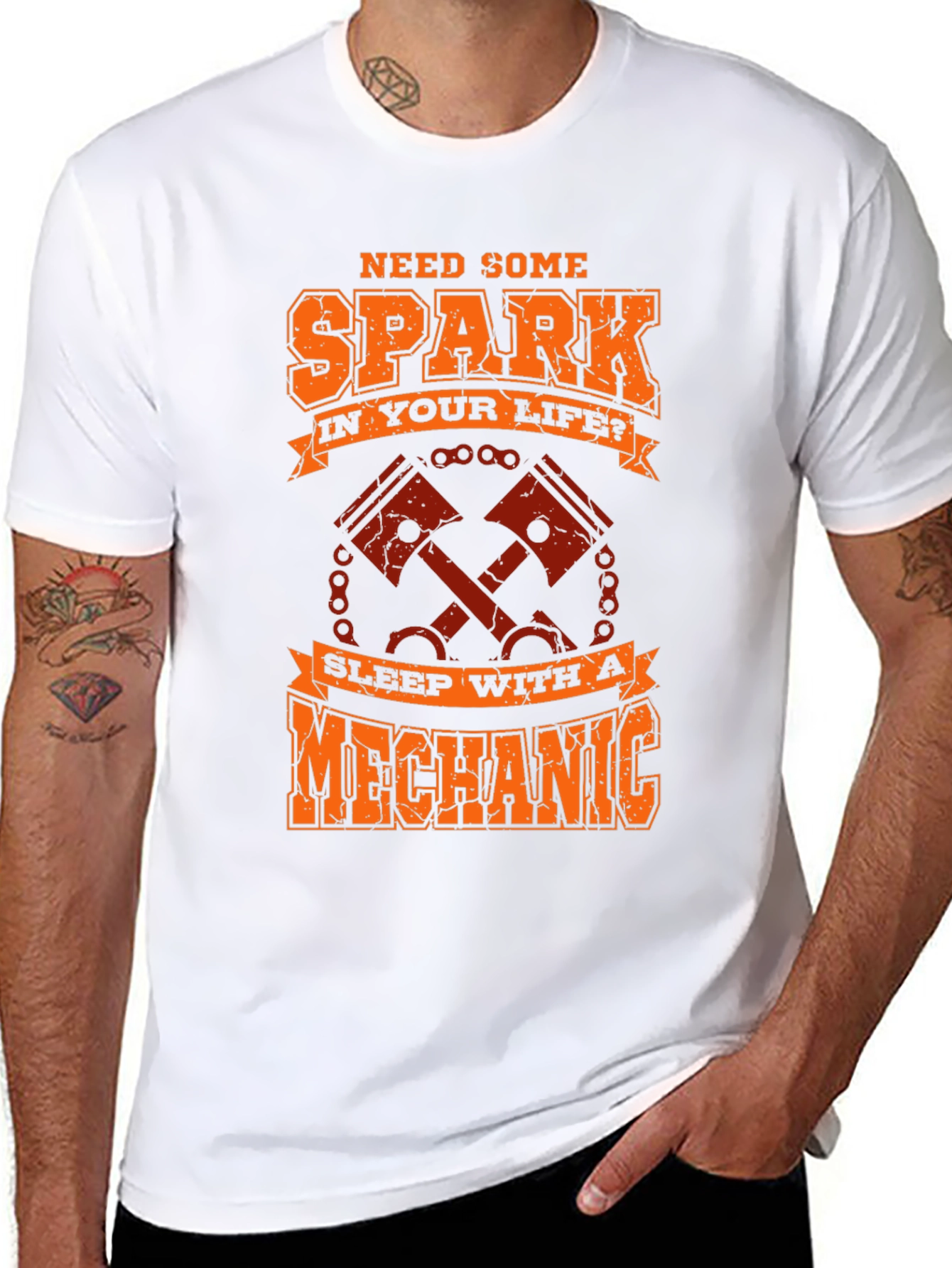 Need Some Spark? Mechanic T-Shirt