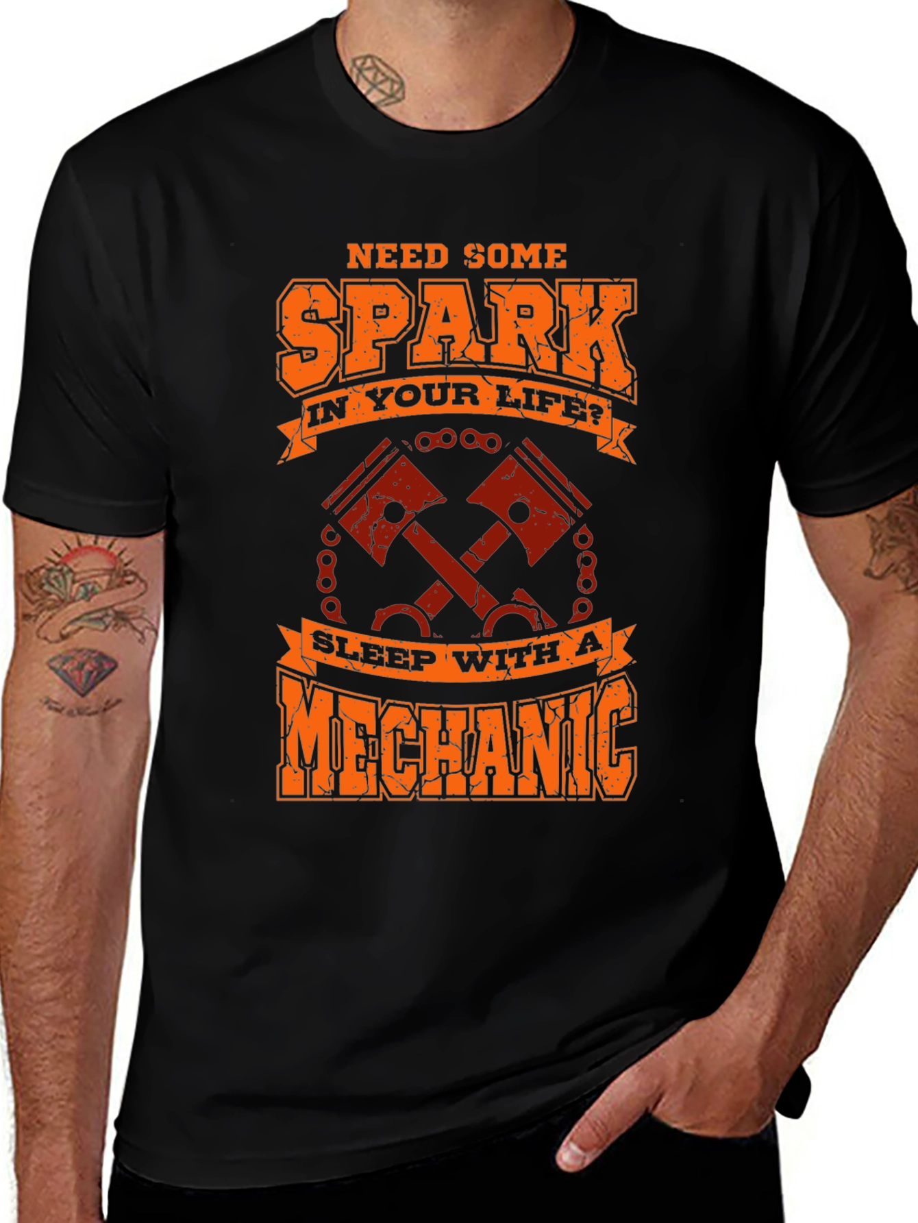 Need Some Spark? Mechanic T-Shirt