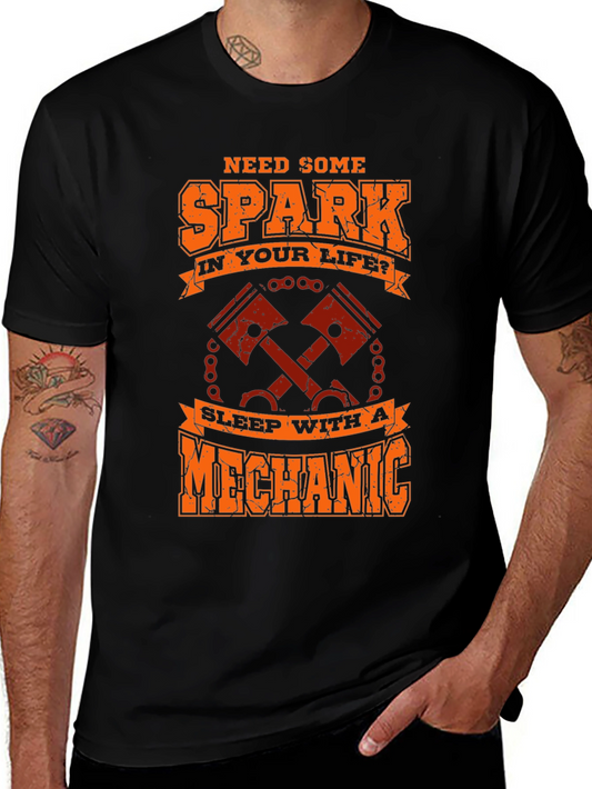 Need Some Spark? Mechanic T-Shirt