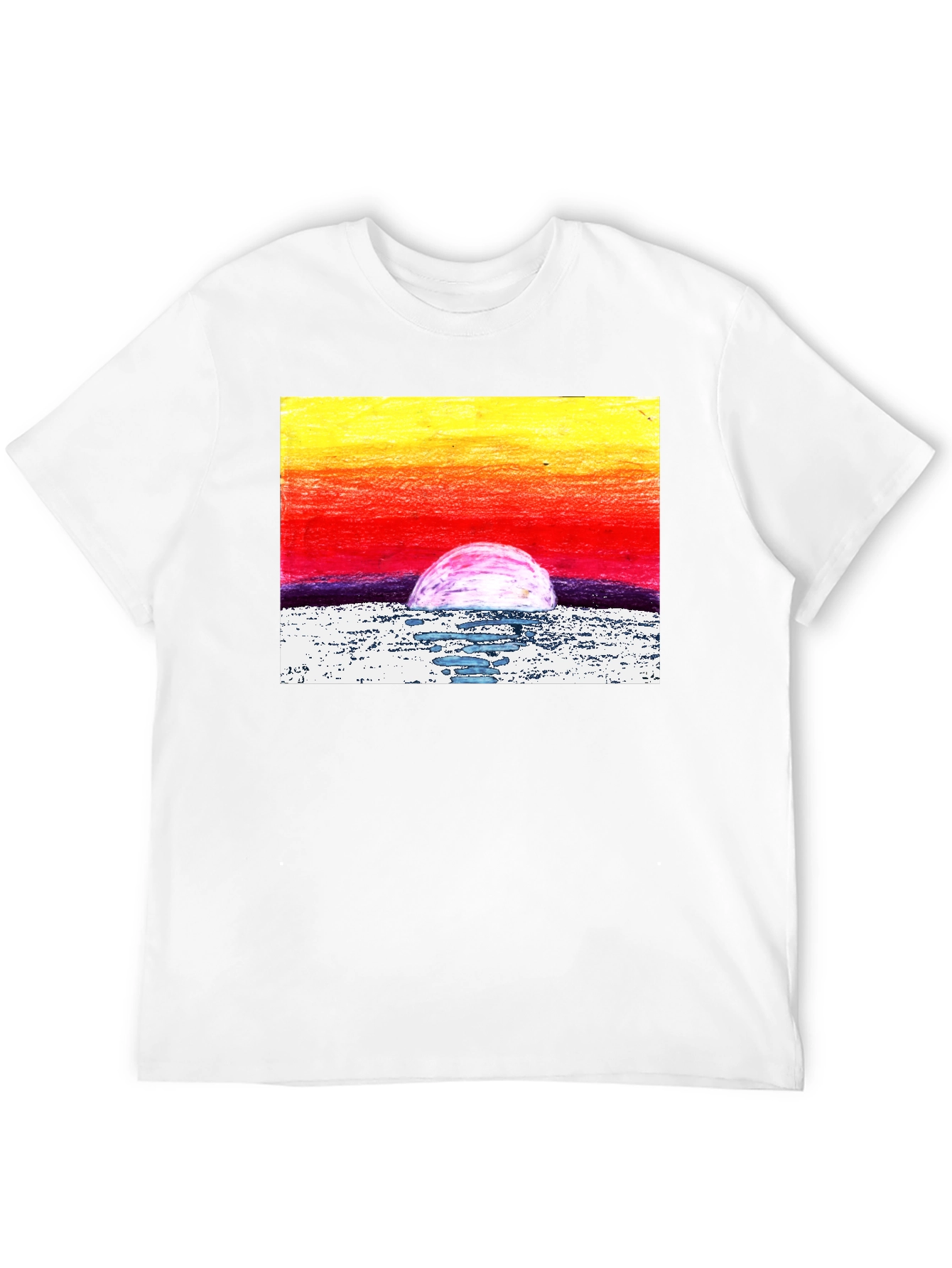 Sunset Graphic T-Shirt - Artistic Print