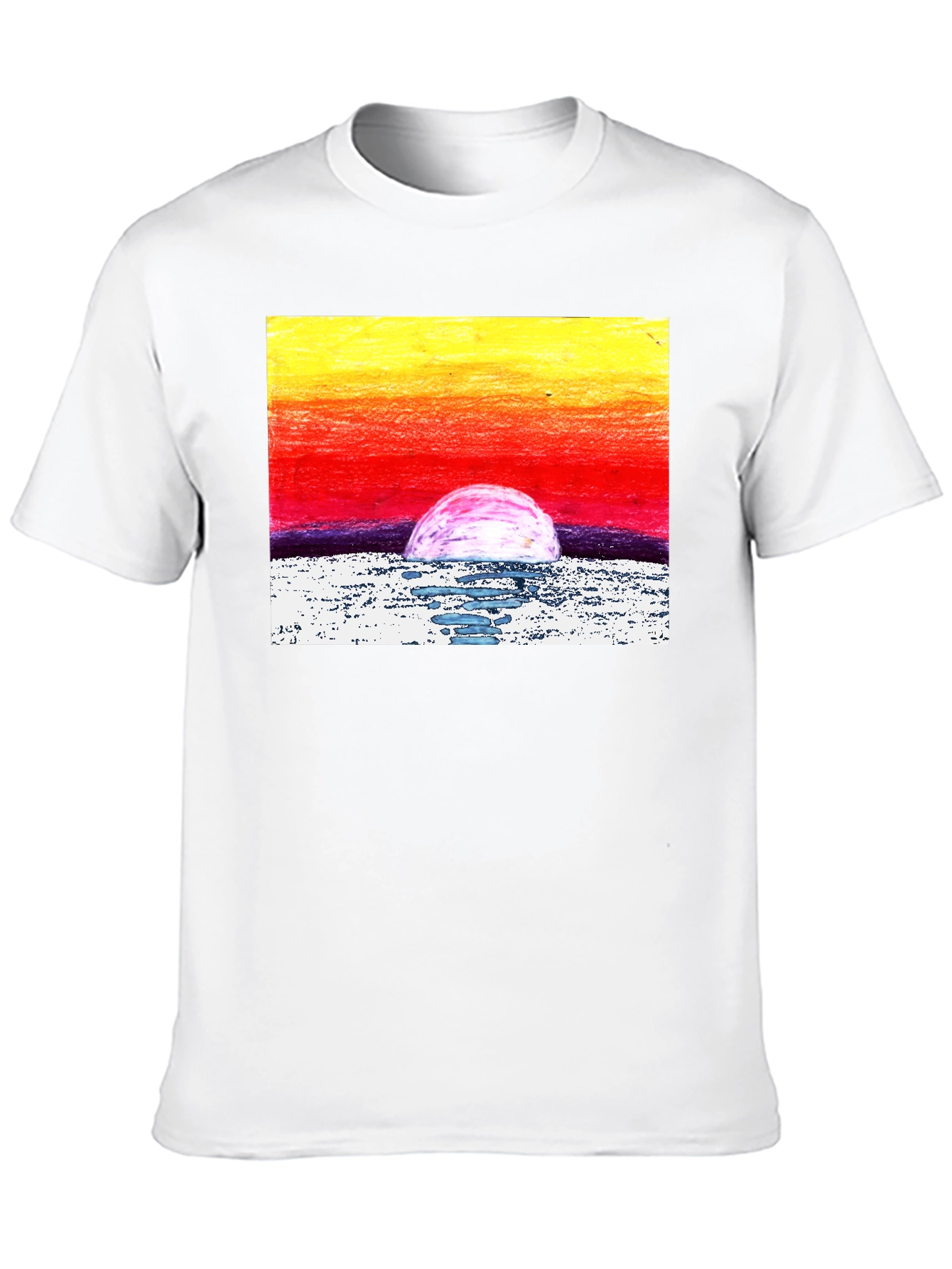 Sunset Graphic T-Shirt - Artistic Print