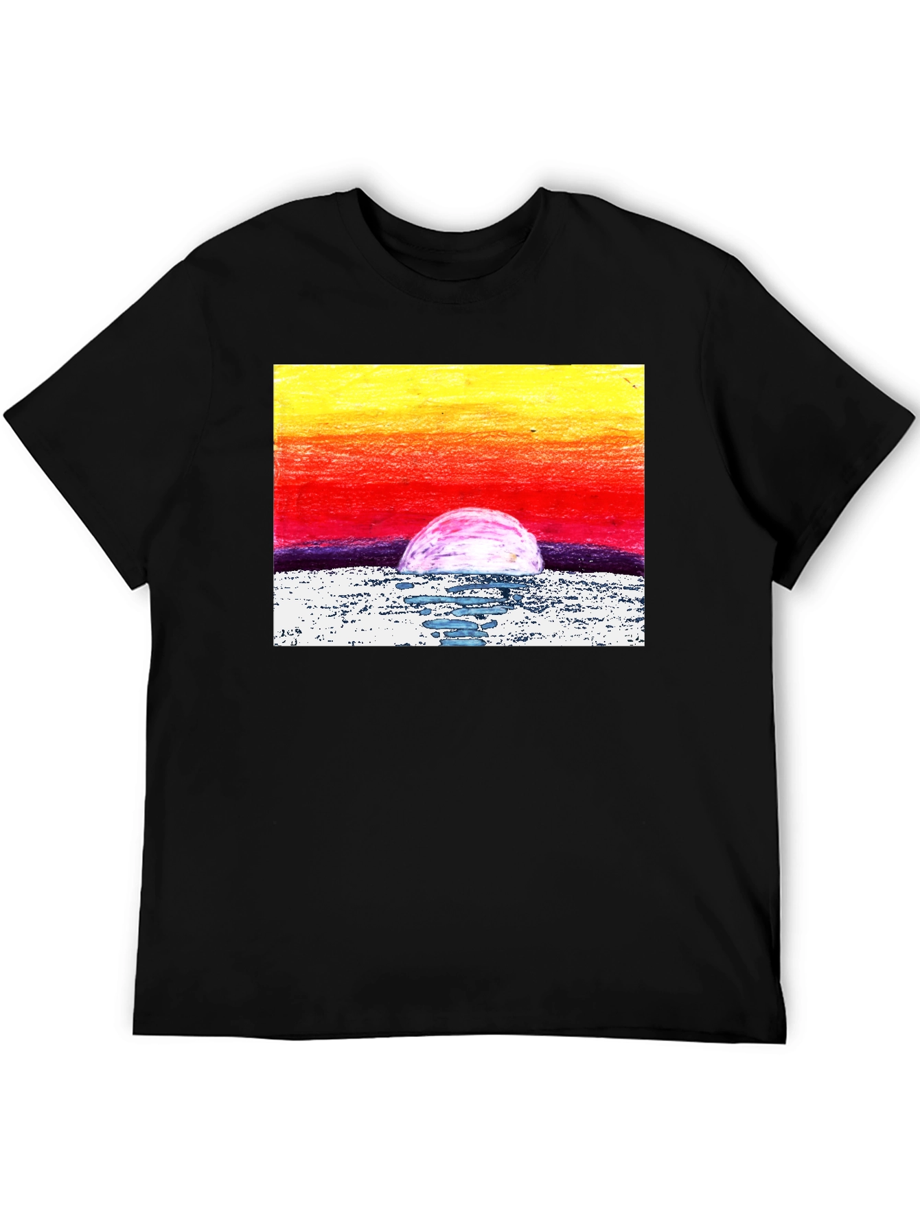 Sunset Graphic T-Shirt - Artistic Print