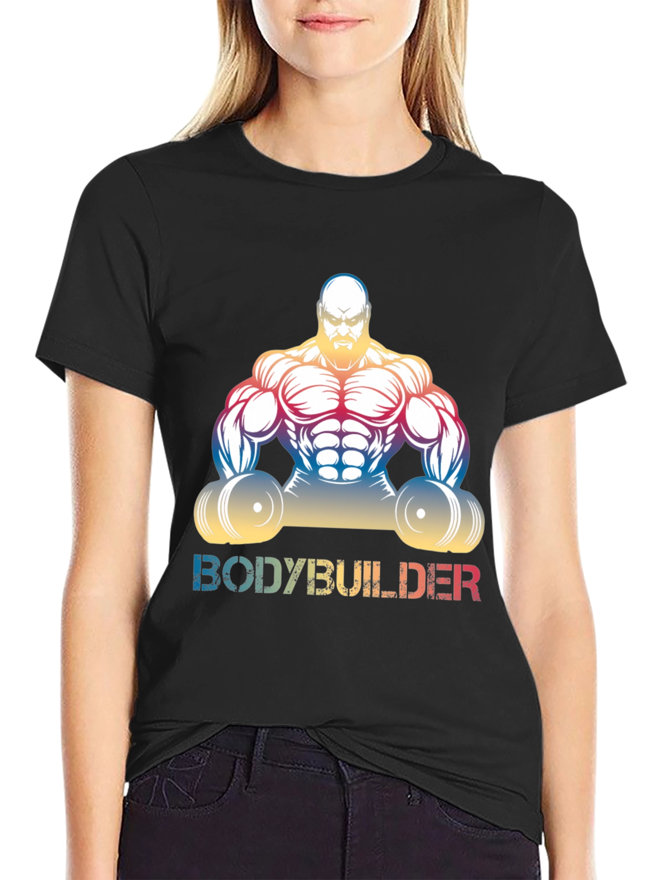 Bodybuilder Graphic Tee - Muscle Fit Shirt