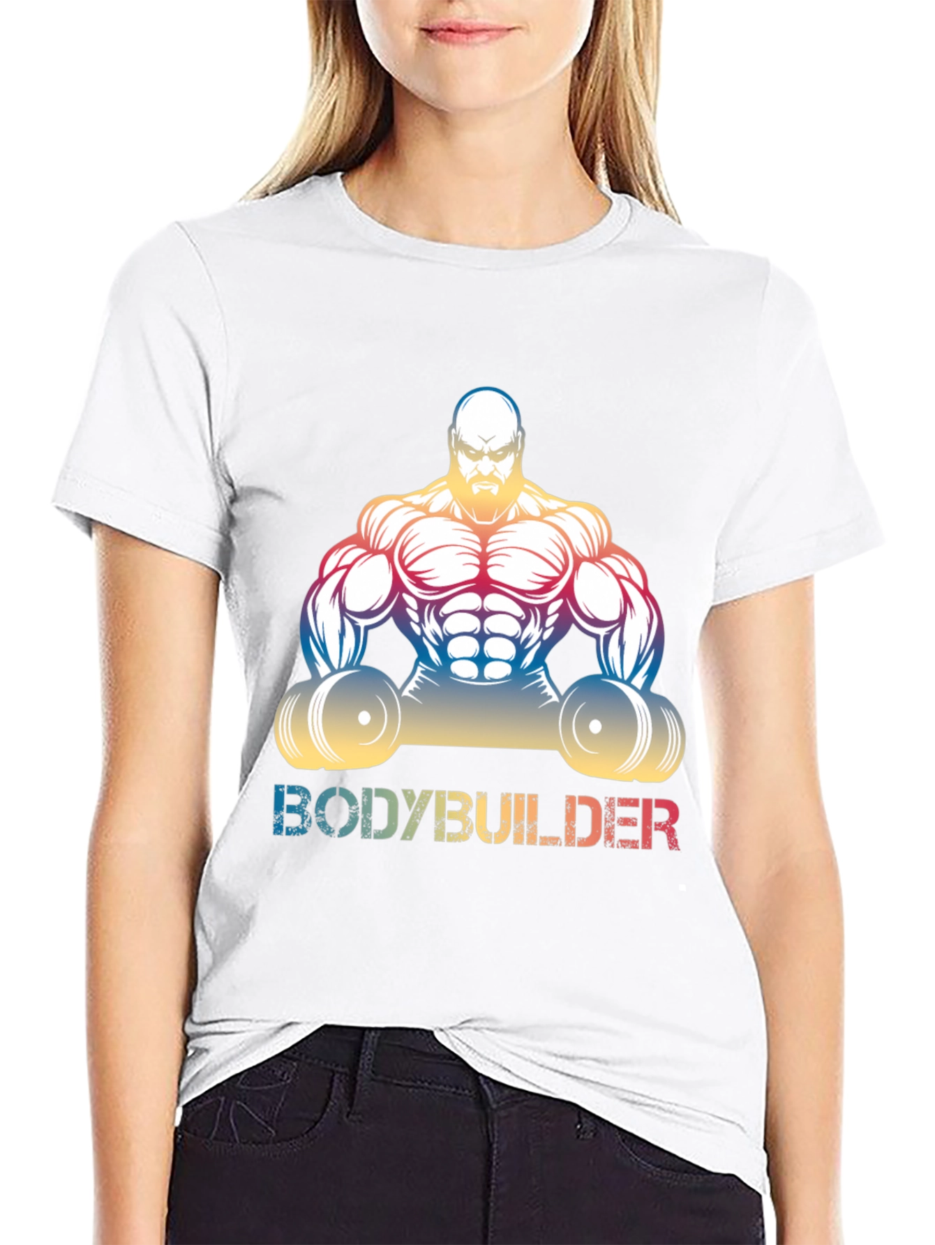 Bodybuilder Graphic Tee - Muscle Fit Shirt